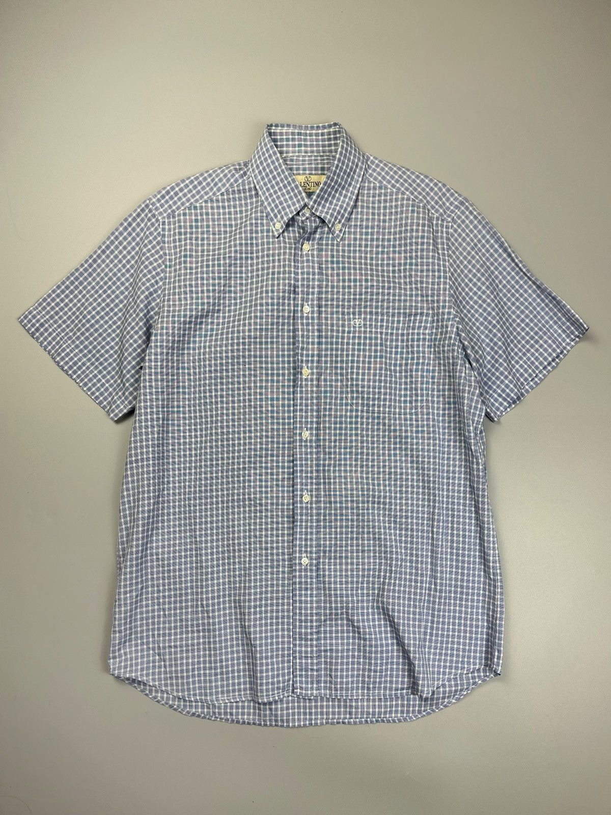 Valentino × Vintage Valentino Archive Check Polo Shirt Large Size US L / EU 52-54 / 3 - 1 Thumbnail