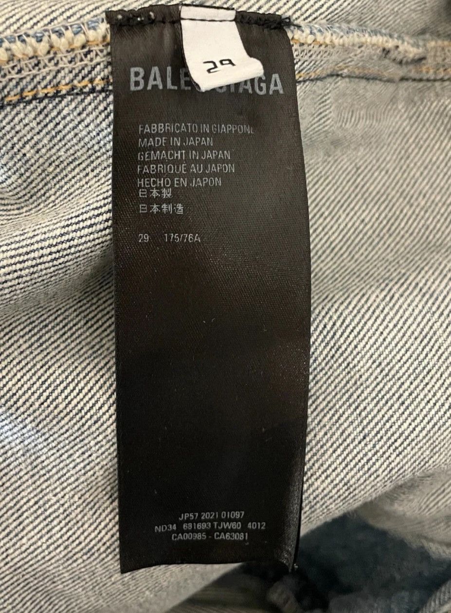Balenciaga Raver Denim Jeans Size US 29 - 3 Thumbnail
