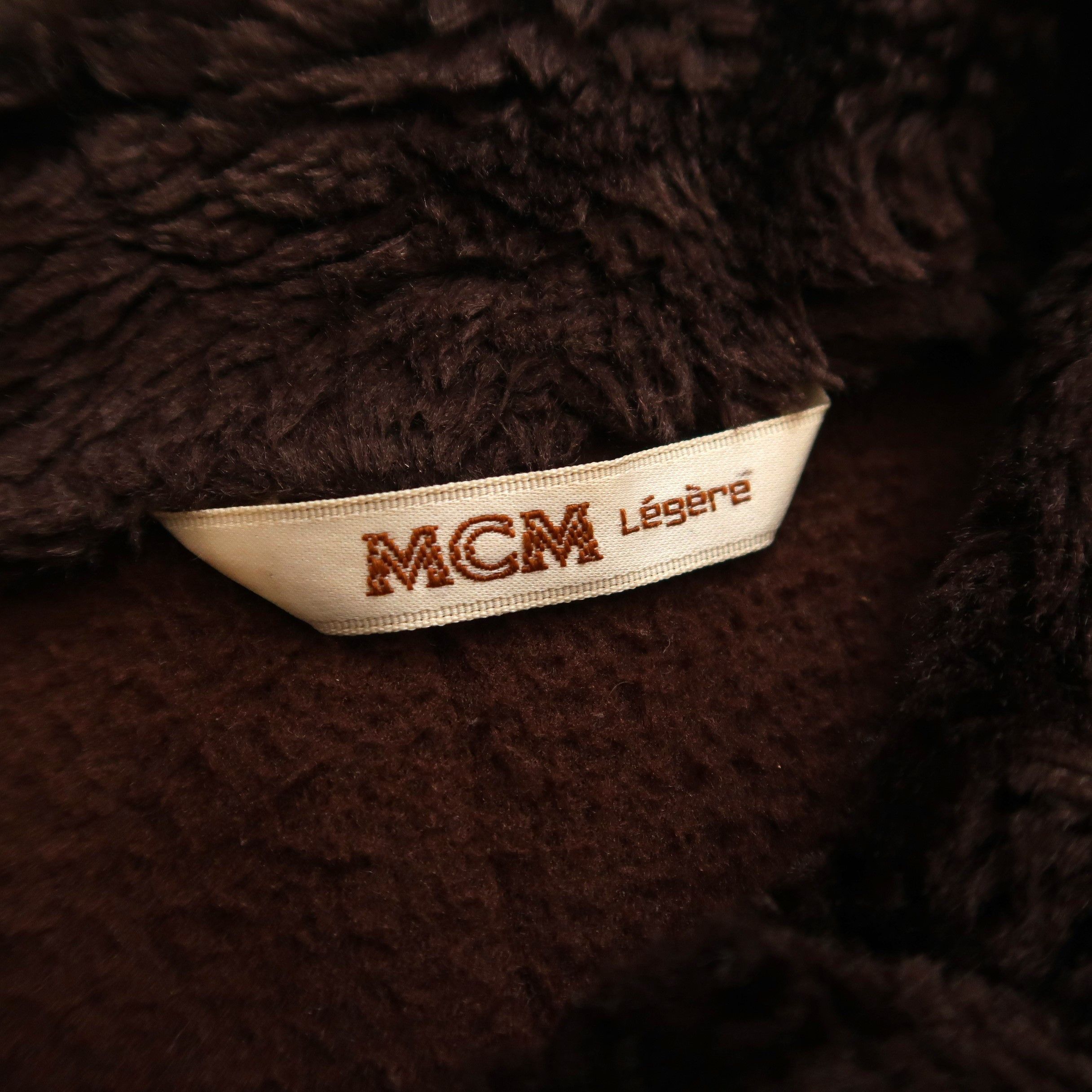 MCM 1990s MCM Legere Luxury Fur Faux Boxy Jacket Size US M / EU 48-50 / 2 - 4 Thumbnail