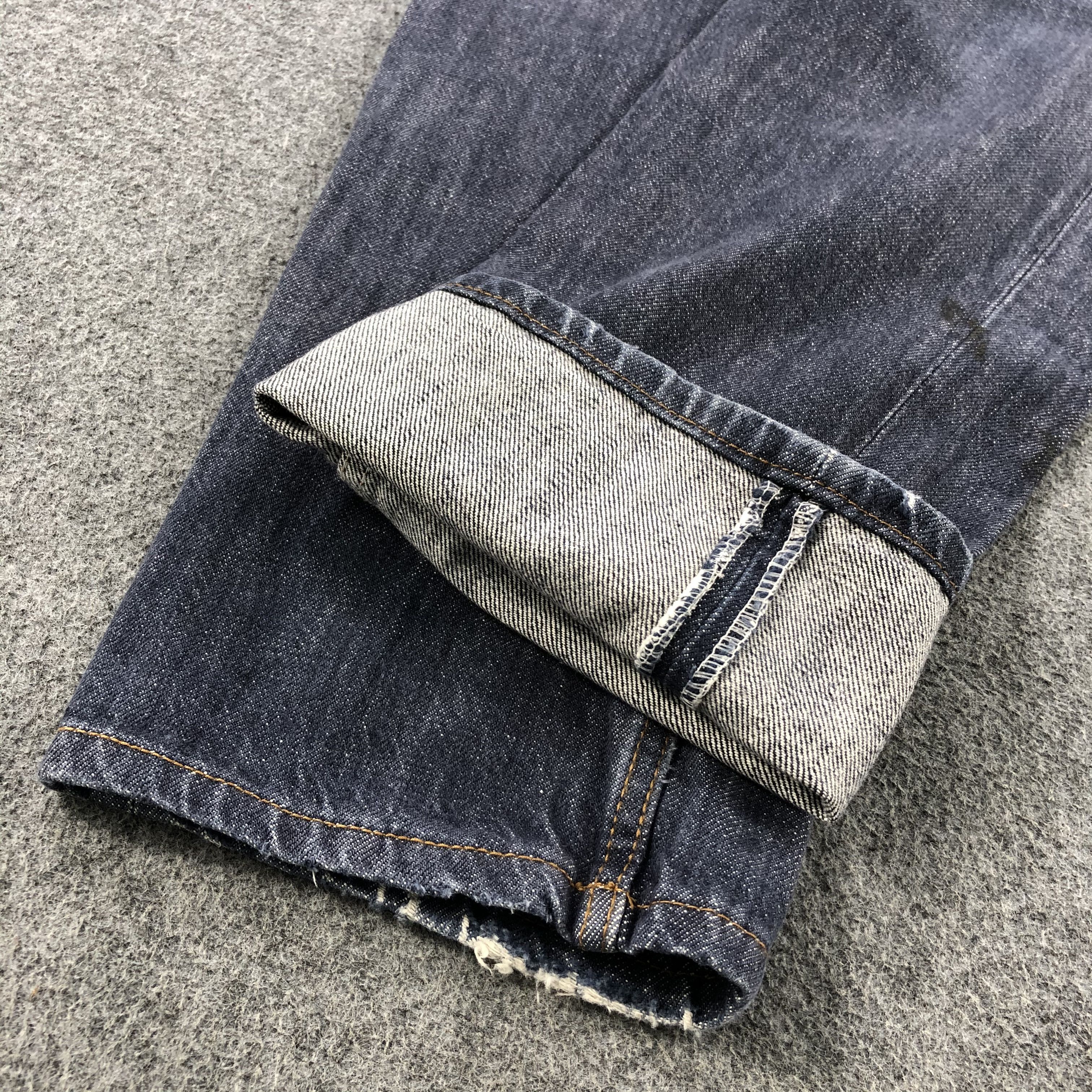 Levi's Vintage 90s Distress Blue Levis 501 Jeans-JM1572 Size US 30 / EU 46 - 8 Thumbnail
