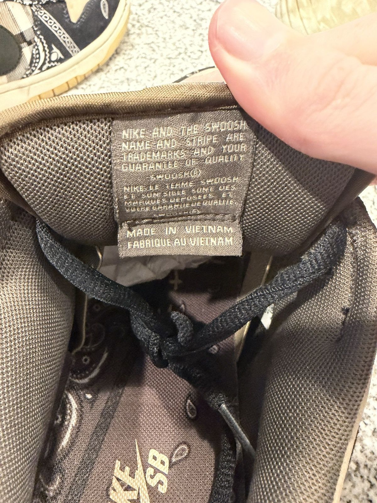 Nike × Travis Scott Nike SB Dunk Travis Scott Size 10.5 Size US 10.5 / EU 43-44 - 9 Thumbnail