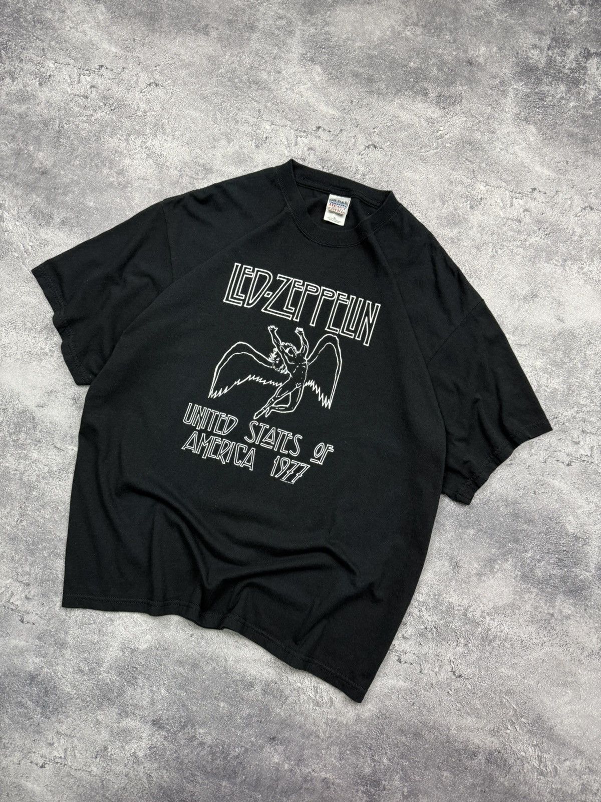 Led Zeppelin Vintage Led Zeppelin United States Of America 1977 T-Shirt Size US XL / EU 56 / 4 - 2 Thumbnail