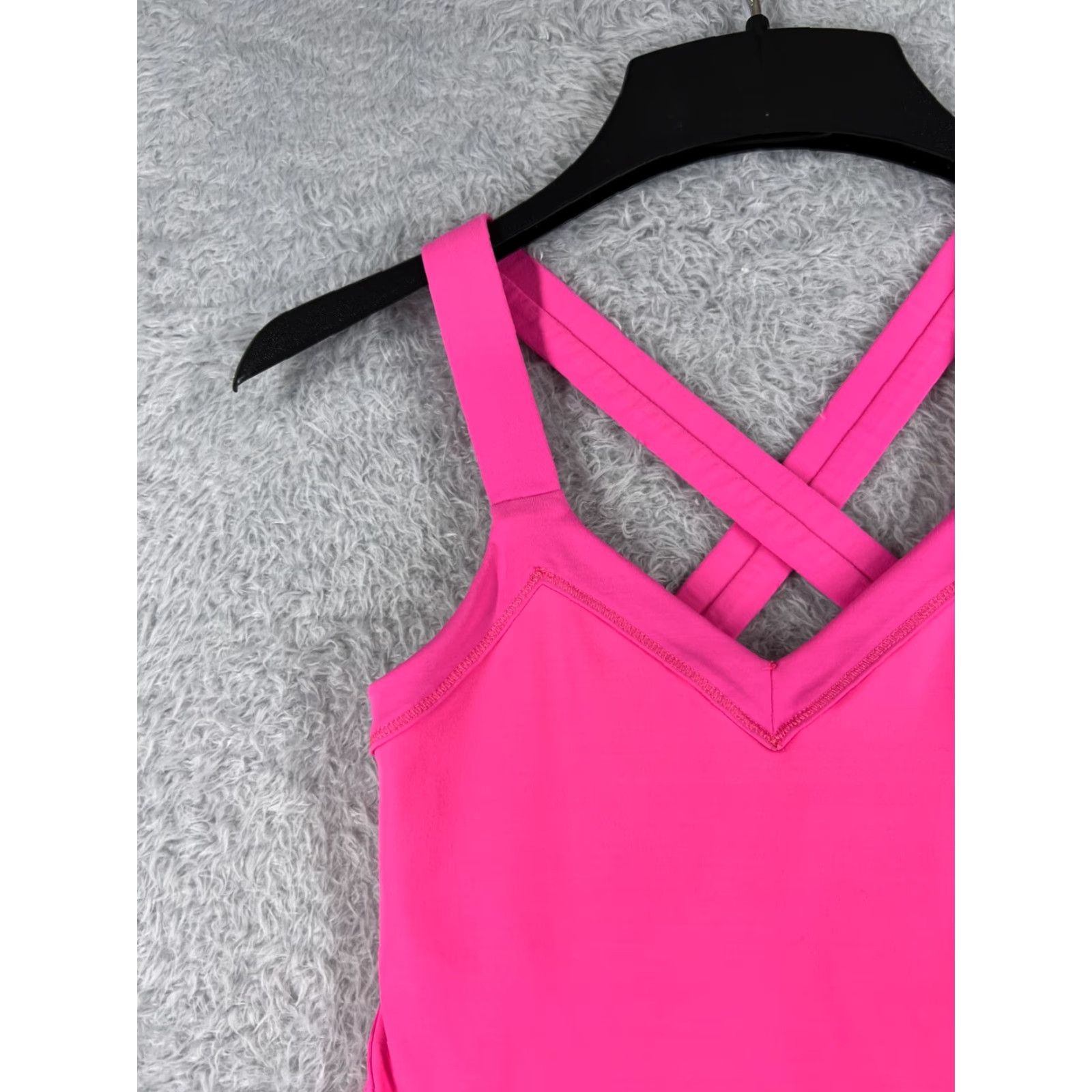 Lululemon Lululemon Shirt Women Pink Mile A Minute Tank Run Jersey Luxtreme W1B87S Sleeveless Racerback V-Neck Casual Shirt, 2, Regular, Pink, Women's Tank Size XS / US 0-2 / IT 36-38 - 3 Thumbnail
