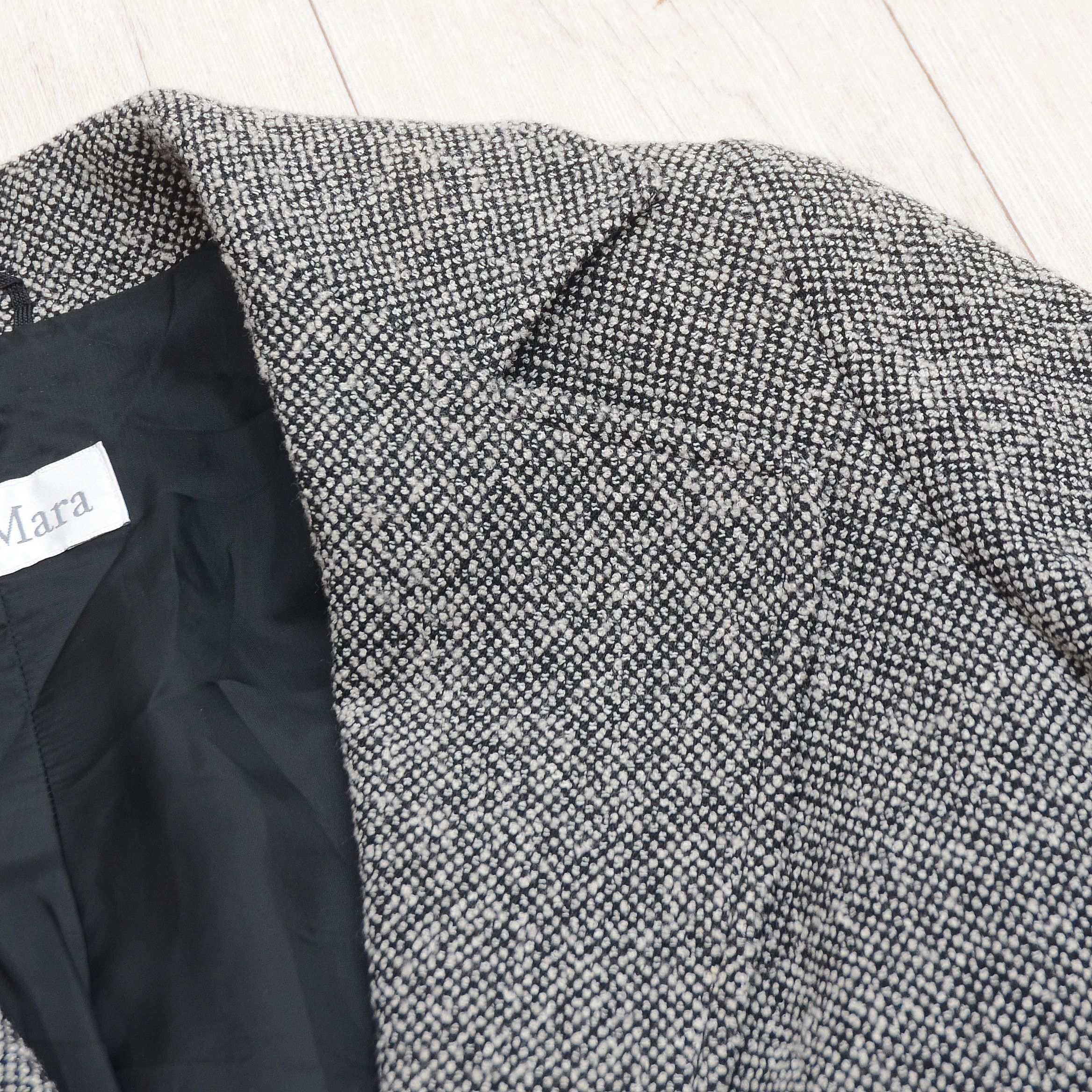 Max Mara Vintage Max Mara Wool Coat Blazer Gray Elegant Fashion Size XL / US 12-14 / IT 48-50 - 5 Thumbnail