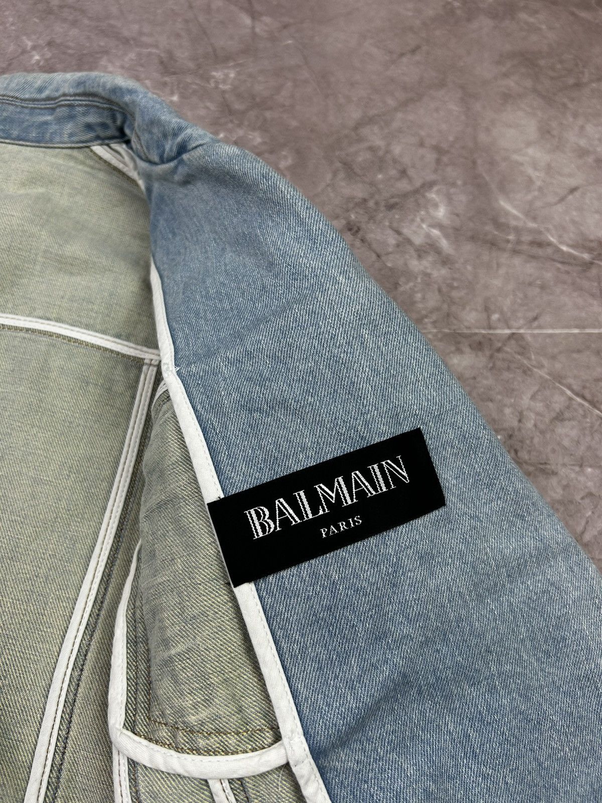 Balmain Balmain Denim Riders Jacket Size 46 Size US S / EU 44-46 / 1 - 11 Thumbnail