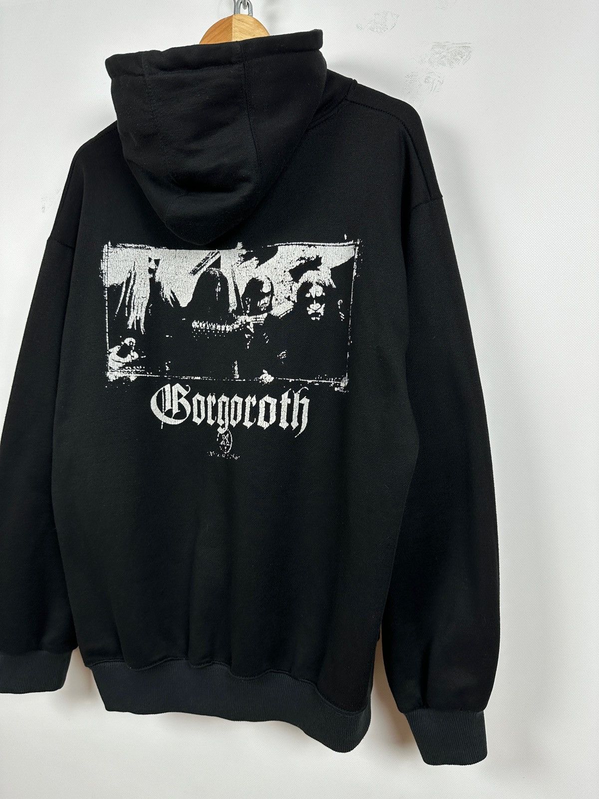 Band Tees Vintage Gorgoroth Antichrist Very Rare Black Metal Hoodie Size US XL / EU 56 / 4 - 6 Thumbnail