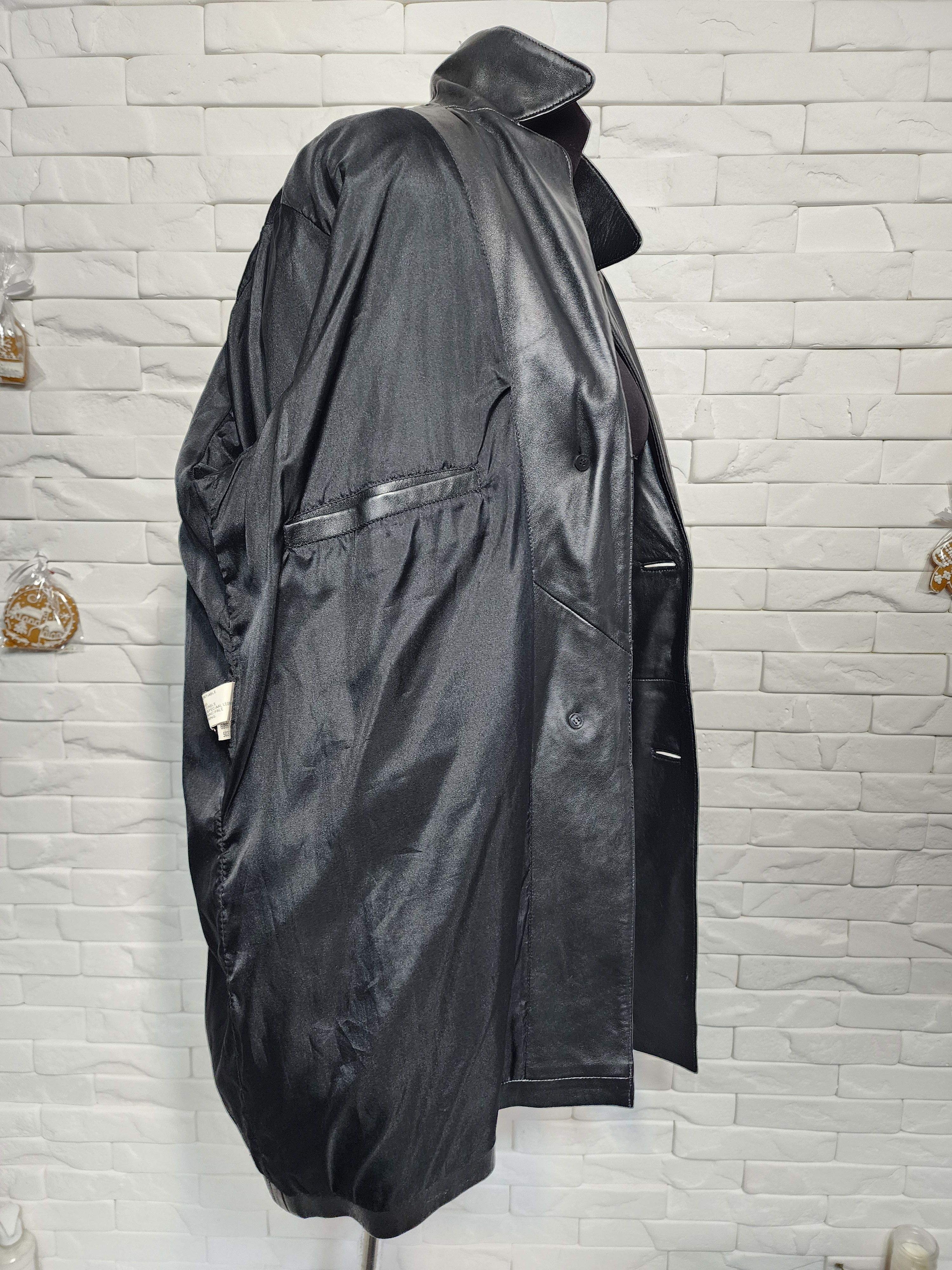 Other Elegant Black Genuine Leather Women's Jacket: Size XXL / US 16-18 / IT 52-54 - 8 Thumbnail