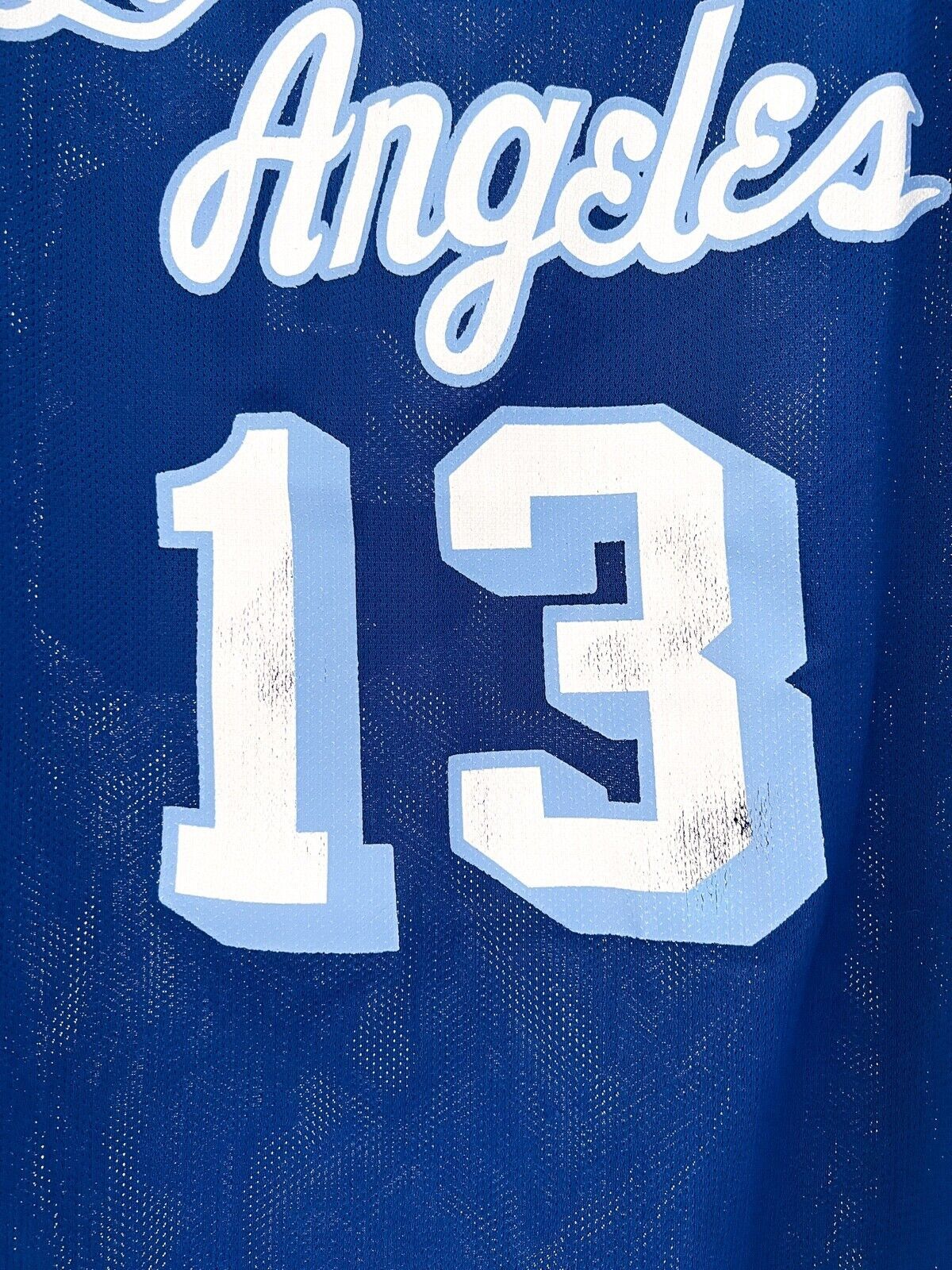 Champion Wilt Chamberlain - LA Lakers - Blue Script Champion Jersey Size US XL / EU 56 / 4 - 8 Thumbnail