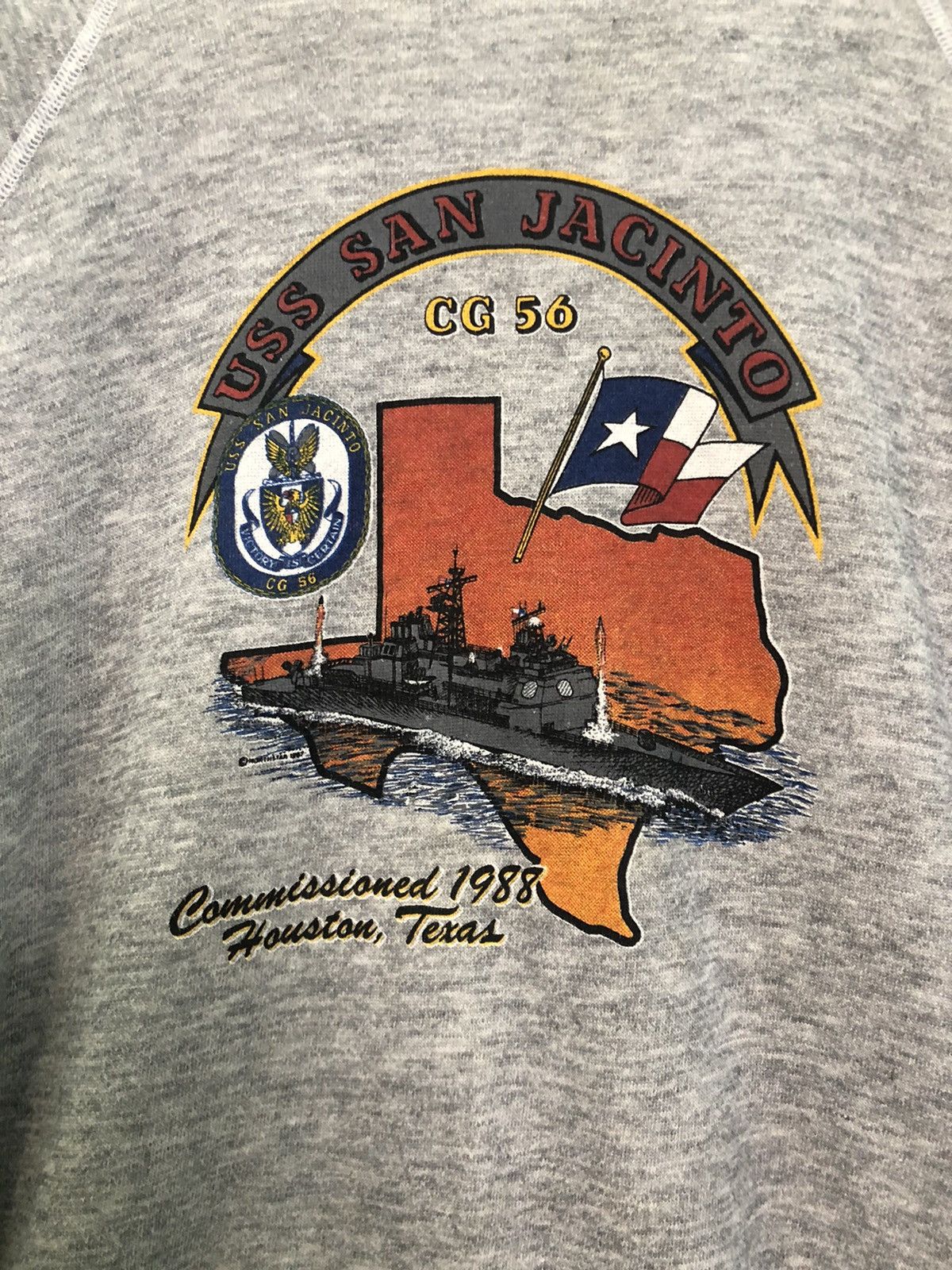 Hanes × Vintage Vintage Hanes USA Uss San Jacinto Size US M / EU 48-50 / 2 - 10 Thumbnail