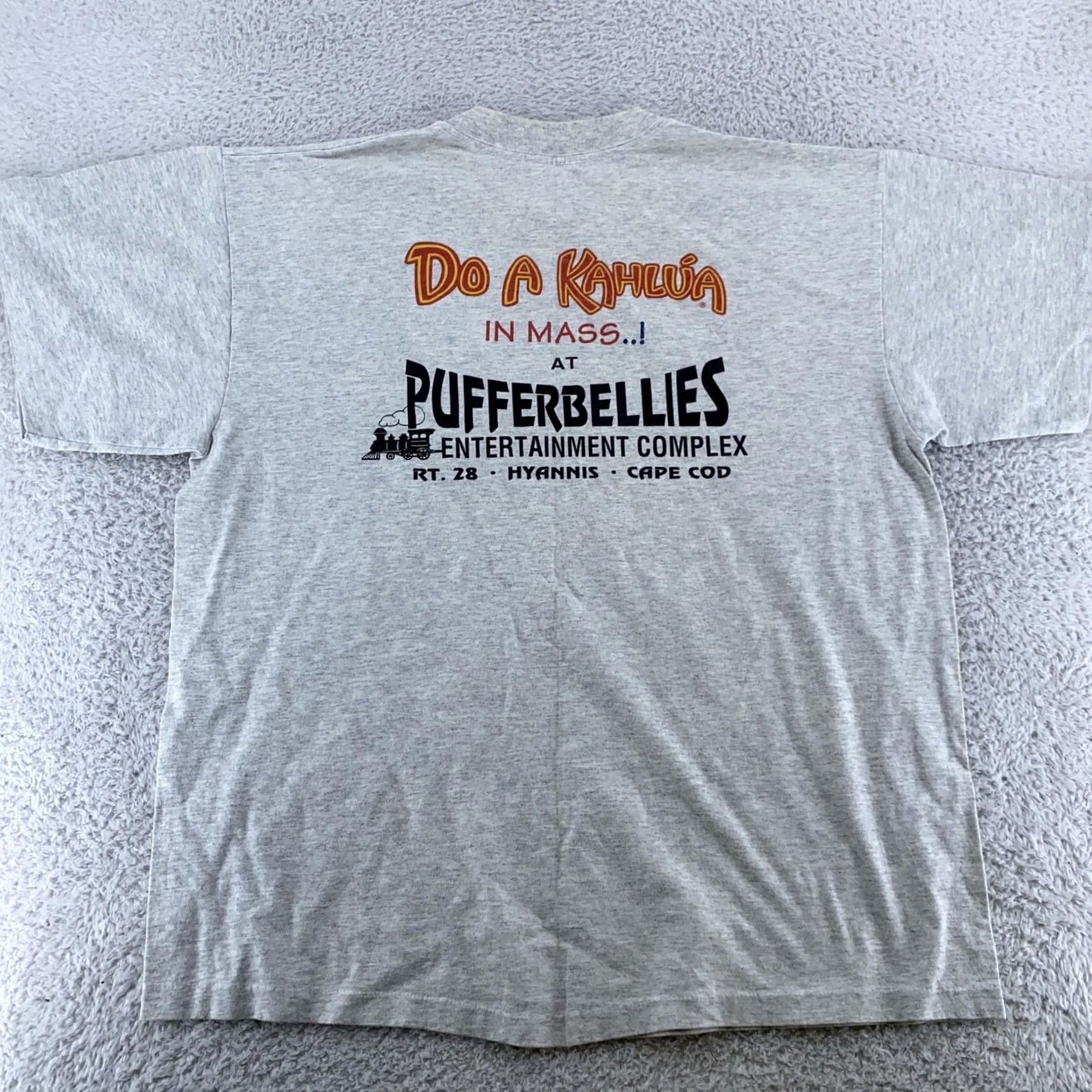 Vintage VINTAGE Do A Kahlua T-Shirt XL Pufferbellies Bar Cape Cod Massachusetts 90s Mens Size US XL / EU 56 / 4 - 7 Thumbnail