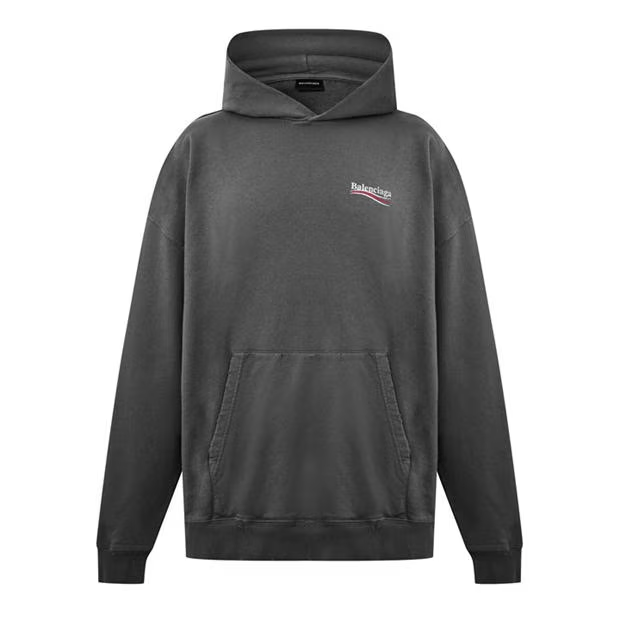Balenciaga Logo Political Hoodie Size US L / EU 52-54 / 3 - 1 Thumbnail