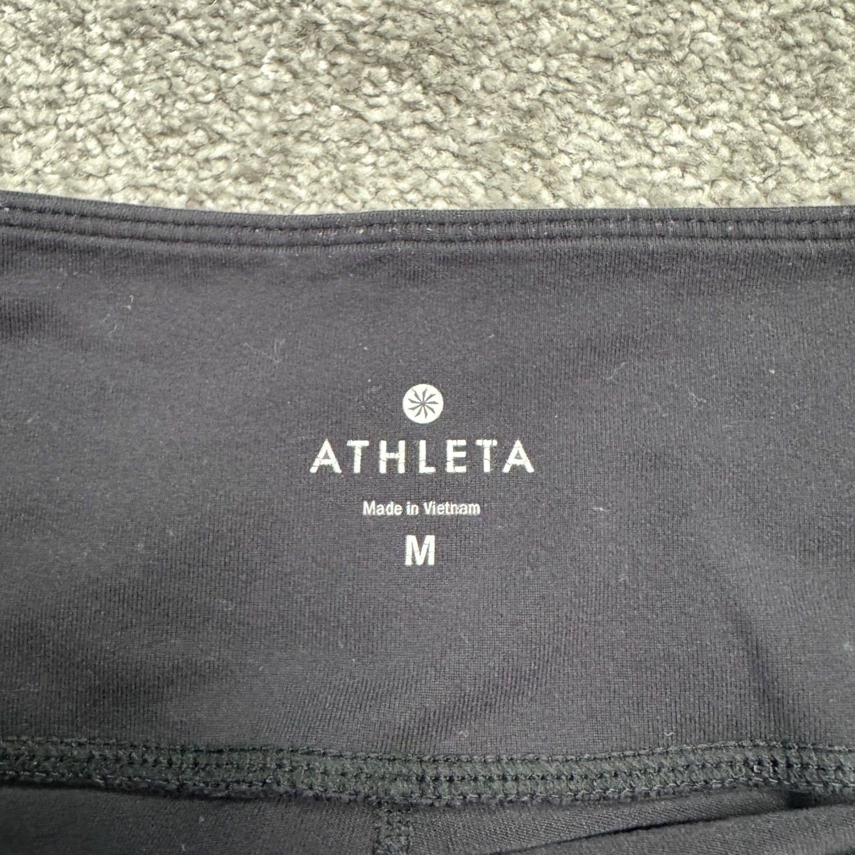 Athleta VINTAGE Athleta Compression Leggings Womens Medium Black Activewear Skinny Ankle Gym Yoga Size 32" / US 10 / IT 46 - 6 Thumbnail