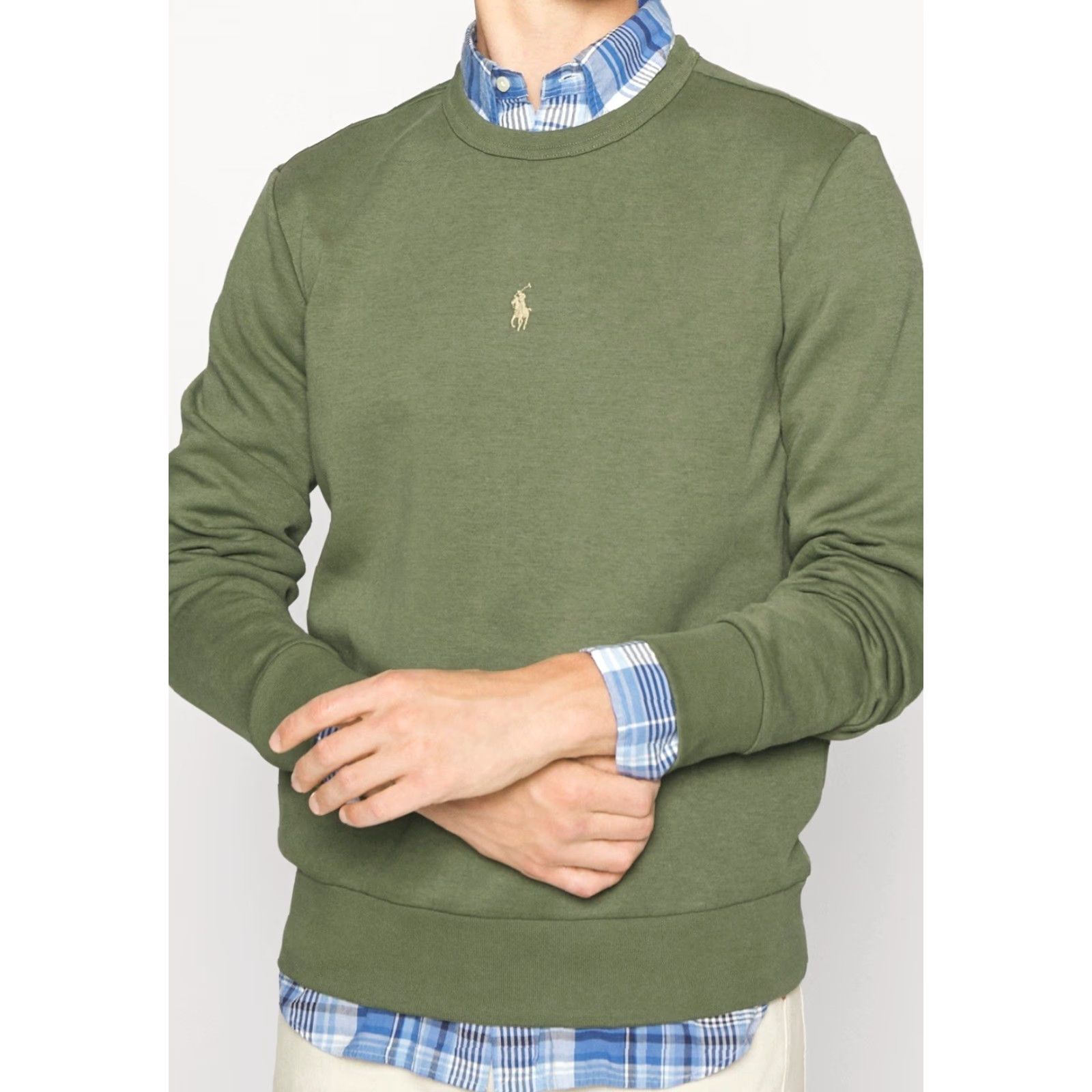Polo Ralph Lauren VINTAGE Polo Ralph Lauren Sweatshirt Olive XL Pullover Knit NWT Mens Rare Size US XL / EU 56 / 4 - 4 Thumbnail