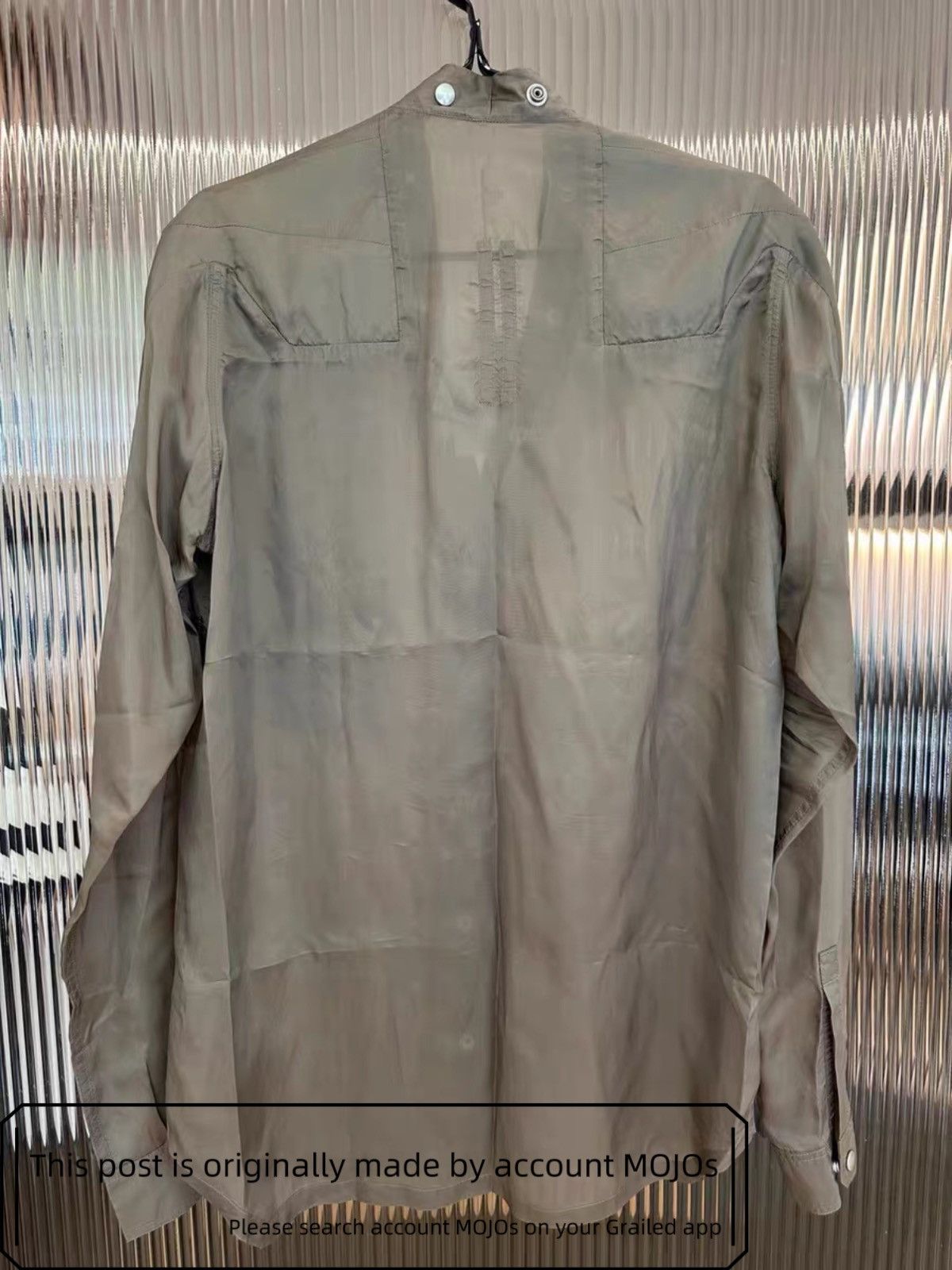 Sz 38 Rick Owens Larry Rivet Shirt Jacket mojos1629