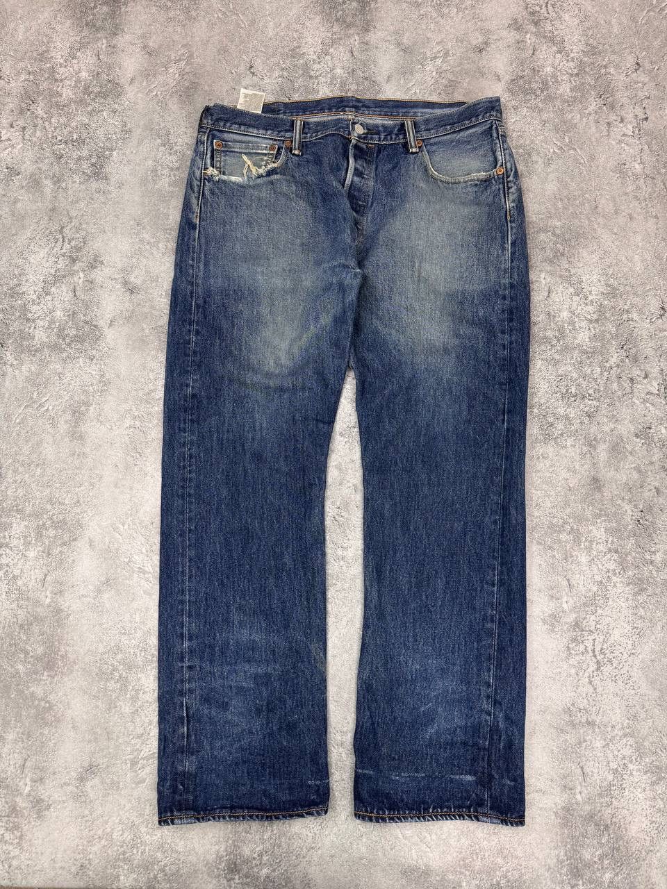Levi's Vintage Levis 501 Blue Denim Pants Jeans Size US 36 / EU 52 - 2 Thumbnail