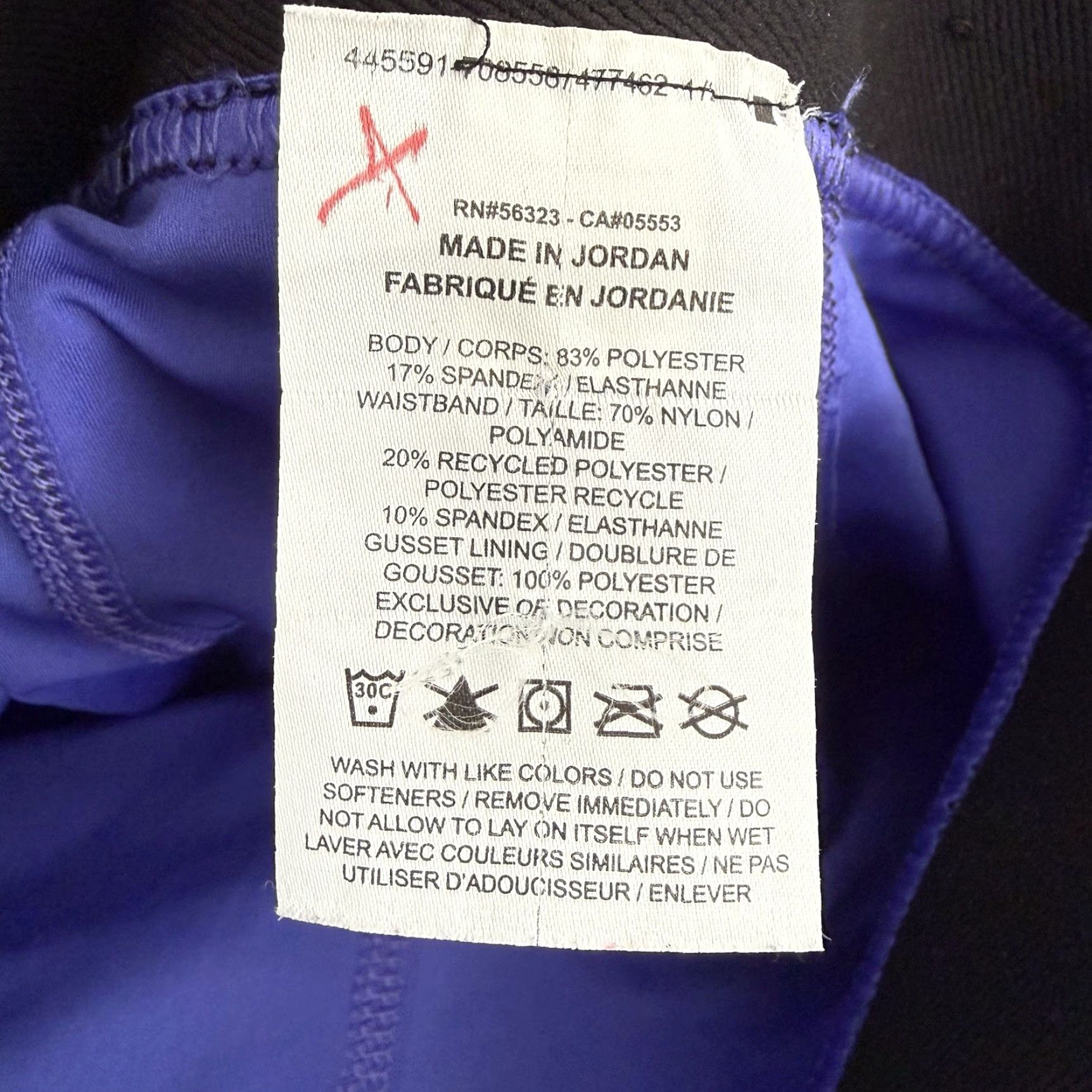 Nike NIKE PRO Dri-Fit Training Shorts Womens M 3” Inseam Purple Metallic Logo Athletic Compression Workout Running Gym Activewear Size 32" / US 10 / IT 46 - 4 Thumbnail
