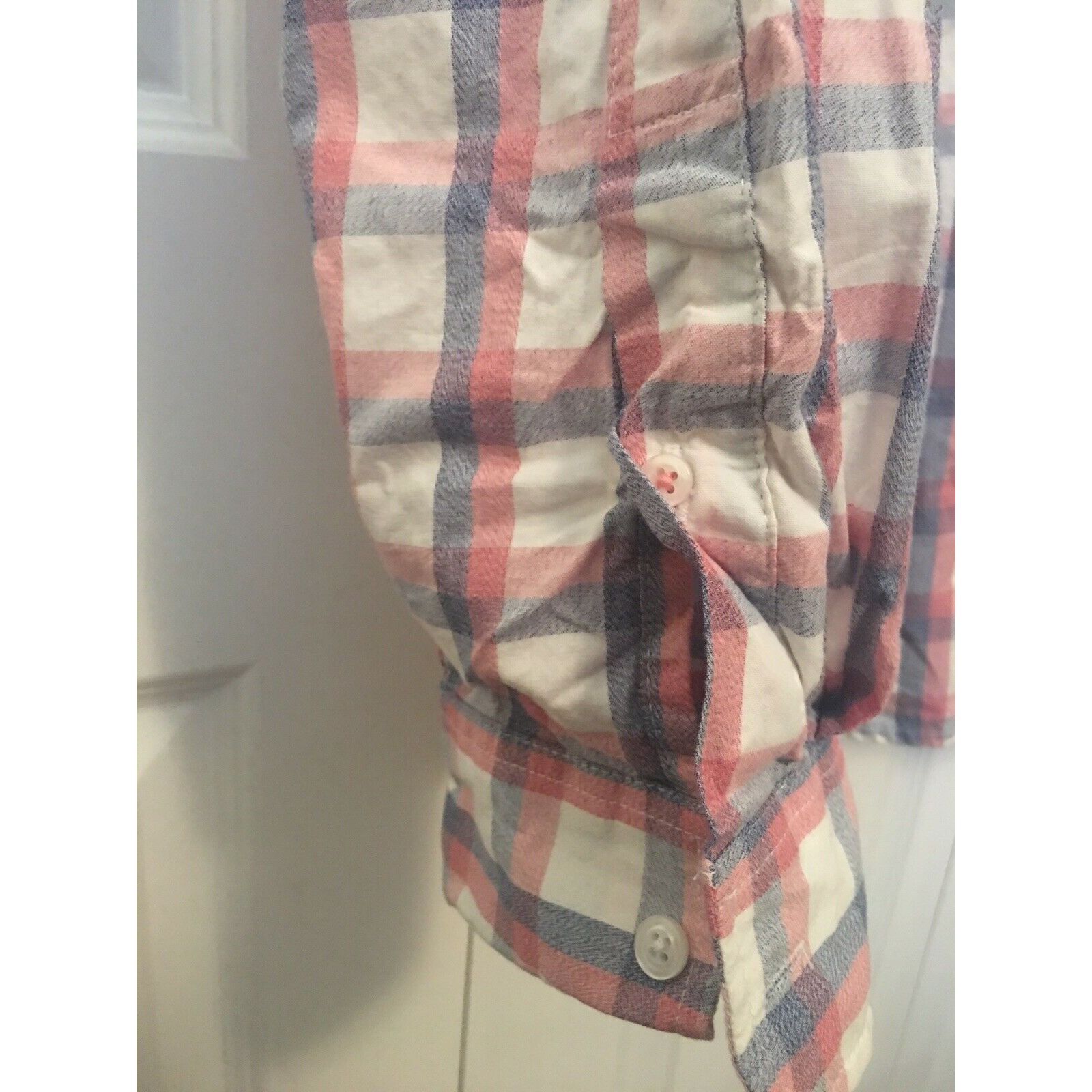 Old Navy Old Navy The Classic Shirt Sz XXL Pink/gray Plaid Mens Size US XXL / EU 58 / 5 - 3 Thumbnail
