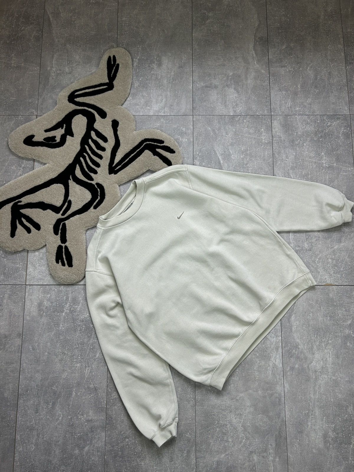 Nike × Vintage Mens Vintage Nike swoosh Sweatshirt basic y2k streetwear 90s Size US S / EU 44-46 / 1 - 1 Thumbnail