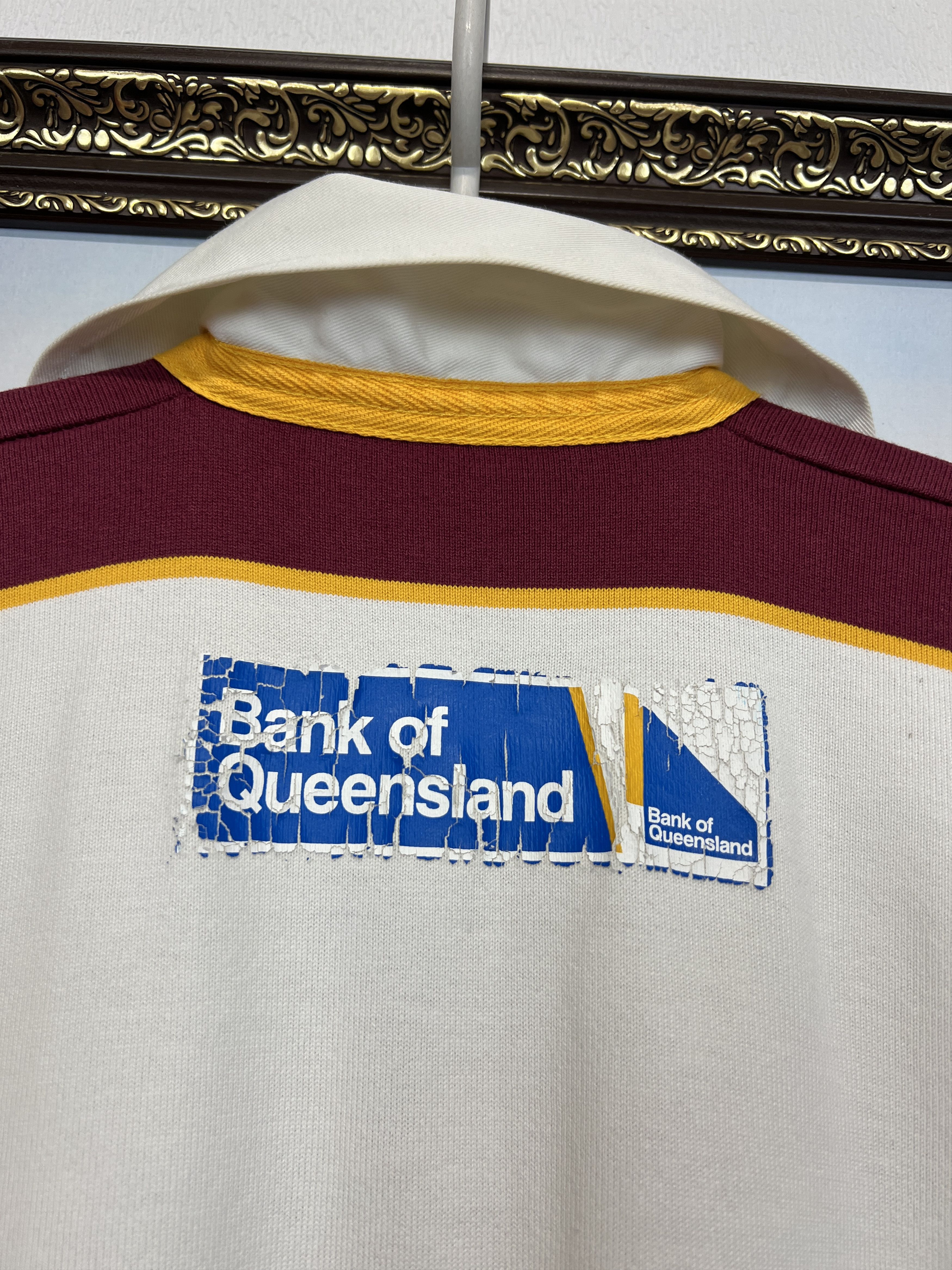 Vintage Queensland State of Origin Maroon Rugby Jersey Trikot Shirt Size US M / EU 48-50 / 2 - 12 Thumbnail