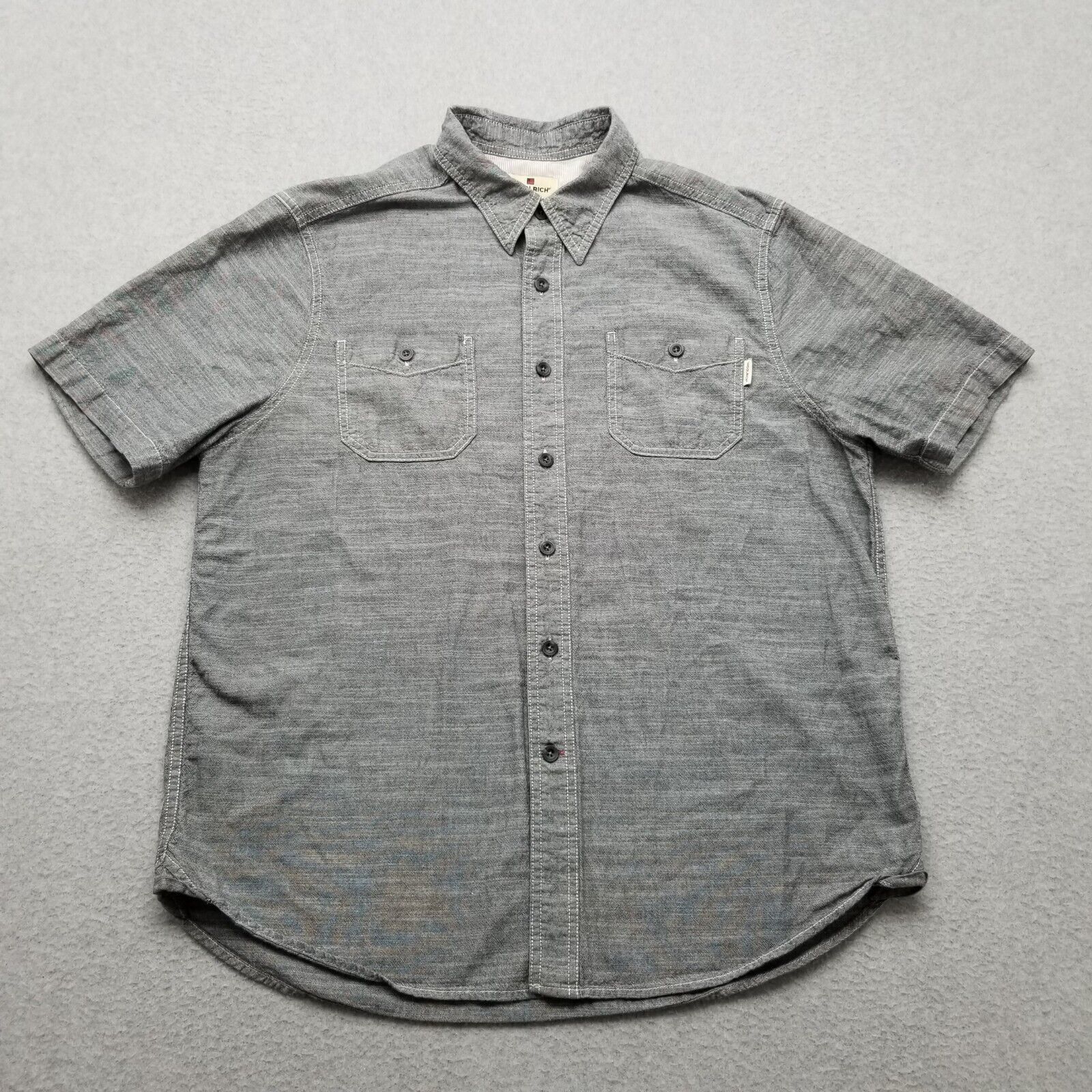Other Woolrich Shirt Mens L Button Up Short Sleeve Casual Pockets Size US L / EU 52-54 / 3 - 1 Thumbnail