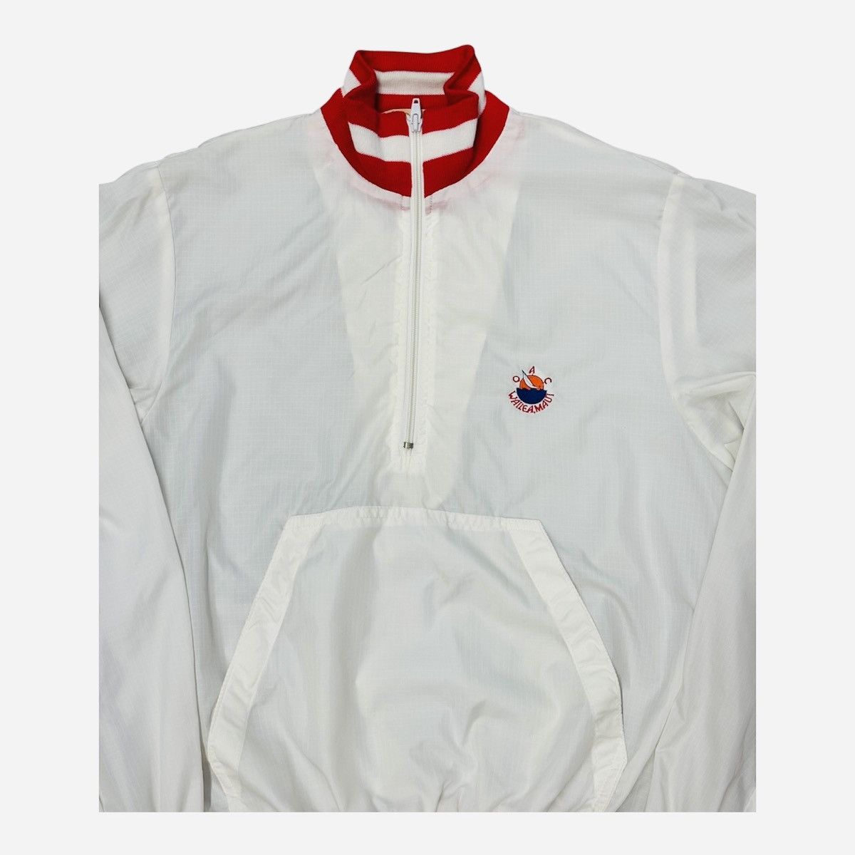 Vintage Vintage 90s Logo 7 White Nylon Windbreaker Jacket Men Size S Size US S / EU 44-46 / 1 - 2 Thumbnail