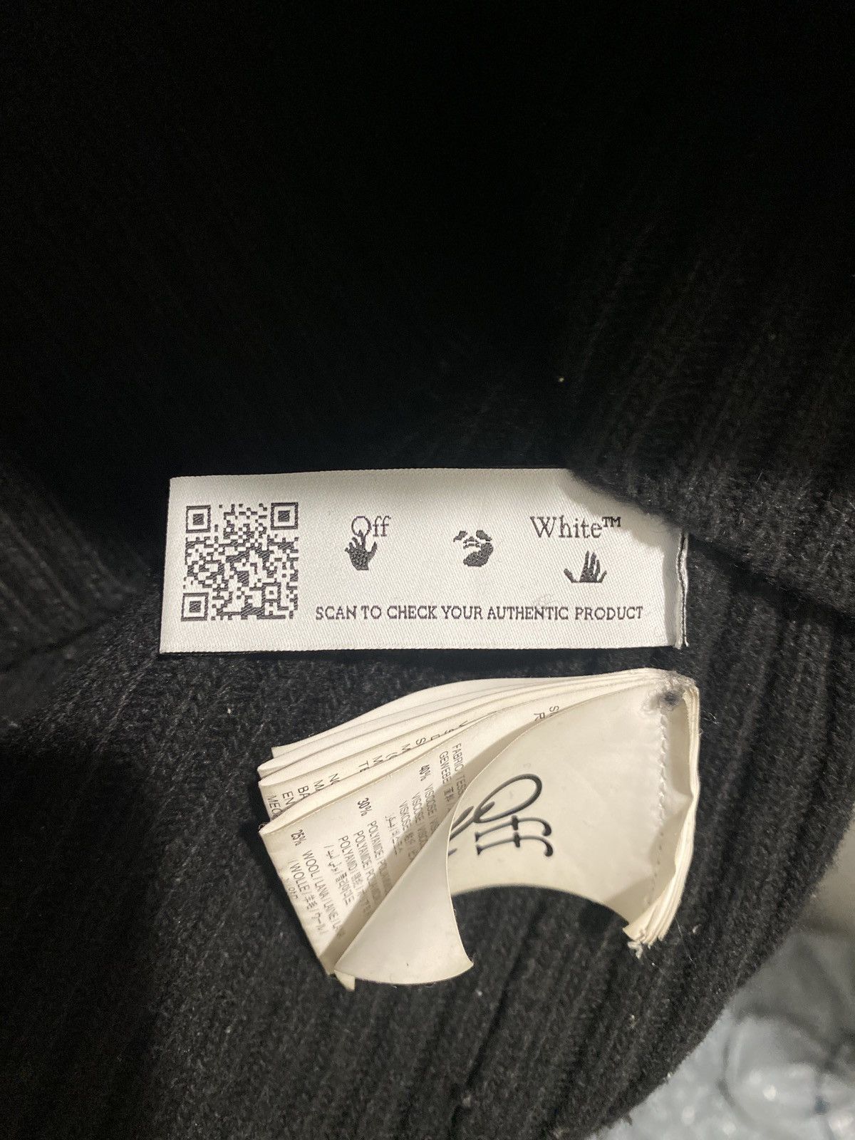 Off-White Off-White turtleneck long sleeve wool sweater Size M / US 6-8 / IT 42-44 - 4 Thumbnail