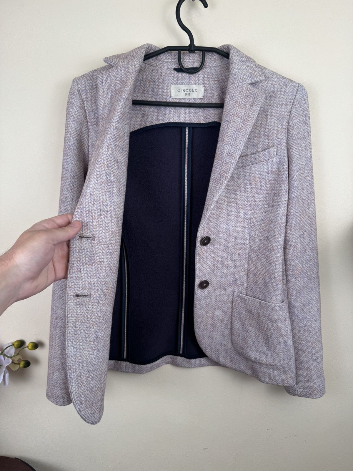 Circolo 1901 Circolo 1901 Women Blazer Pink XS Luxury Italy Designer Size XS / US 0-2 / IT 36-38 - 15 Thumbnail