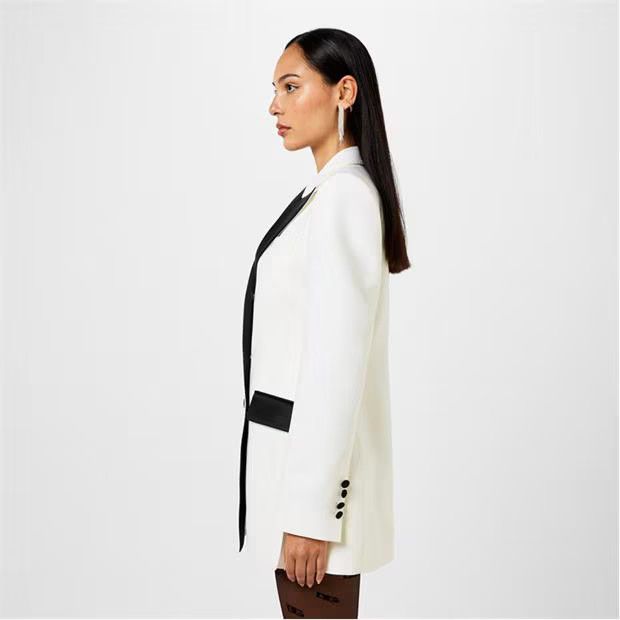 Dolce & Gabbana o1g2r1mq1024 Blazer in Bianco & Black Size M / US 6-8 / IT 42-44 - 4 Thumbnail