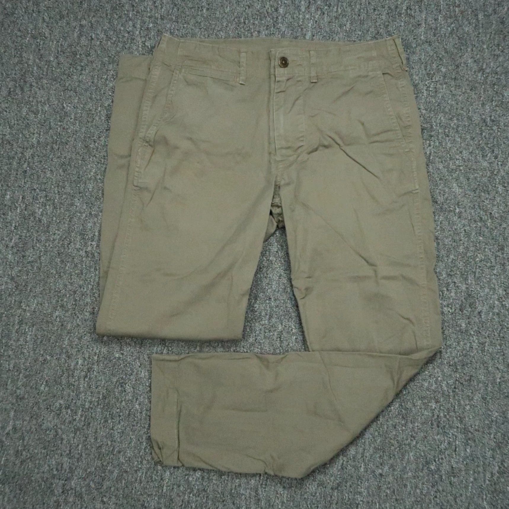 Buck Mason Buck Mason Pants Men 28x28 Green Officer Twill Chino Trouser Straight Size US 28 / EU 44 - 2 Thumbnail