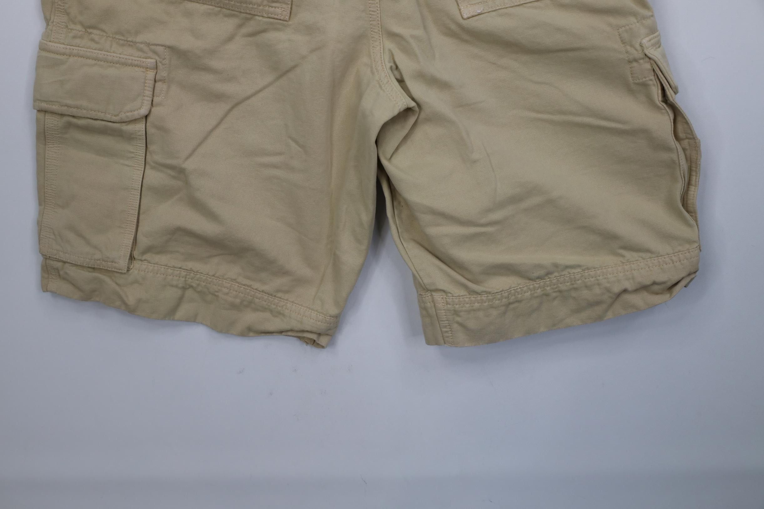 Lands' End Vintage 90s Y2K Lands End Heavyweight Surplus Cargo Shorts Size US 34 / EU 50 - 14 Thumbnail