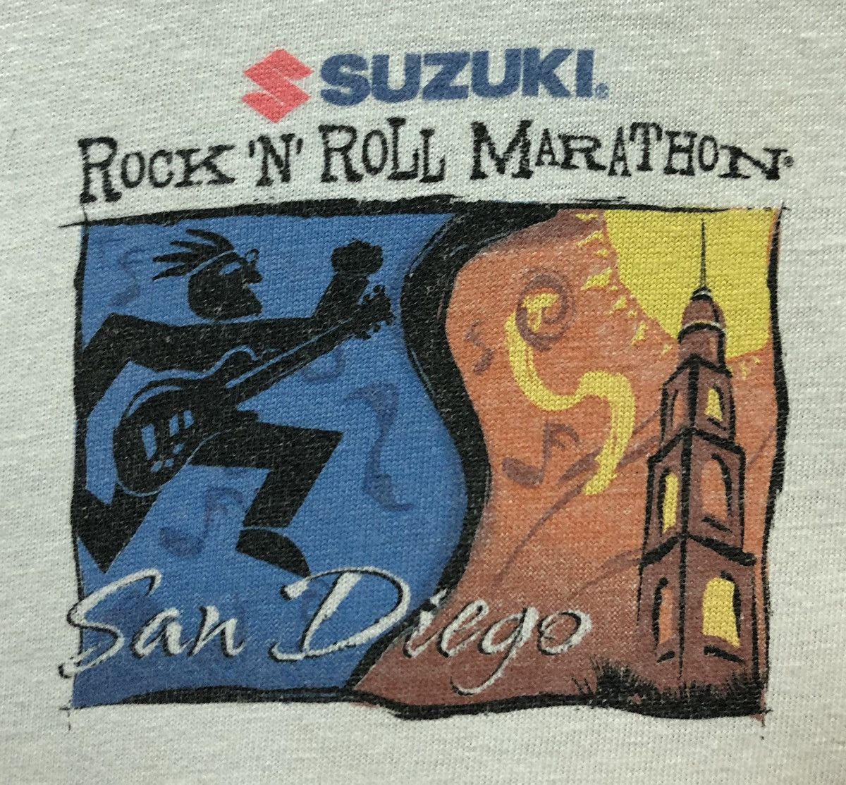Reebok Vintage Reebok Suzuki Rock 'N' Roll Marathon San Diego Shirt Size US L / EU 52-54 / 3 - 4 Thumbnail
