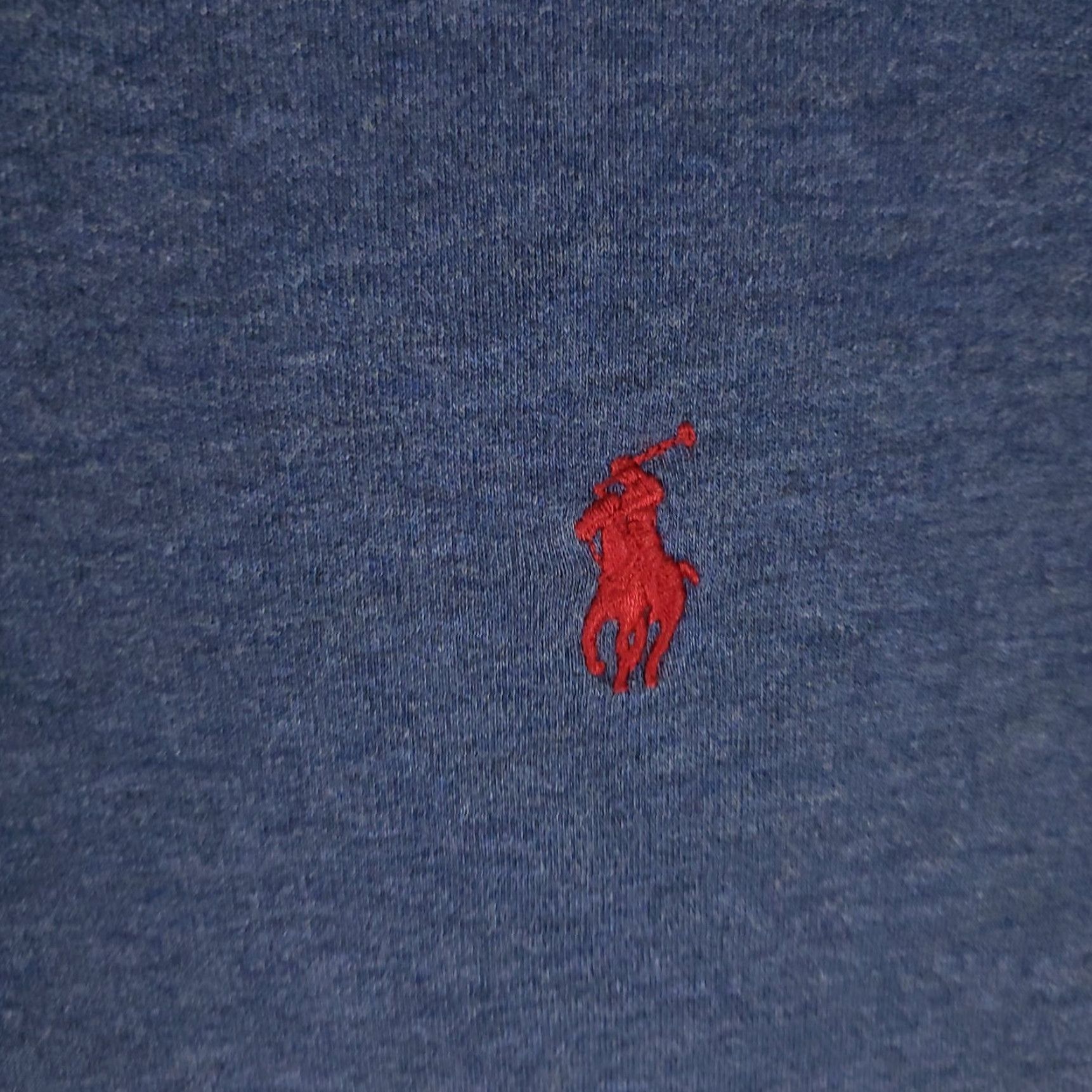 Ralph Lauren VINTAGE Ralph Lauren Polo Shirt Mens XL Blue Solid Short Sleeve Casual Preppy Size US XL / EU 56 / 4 - 2 Thumbnail
