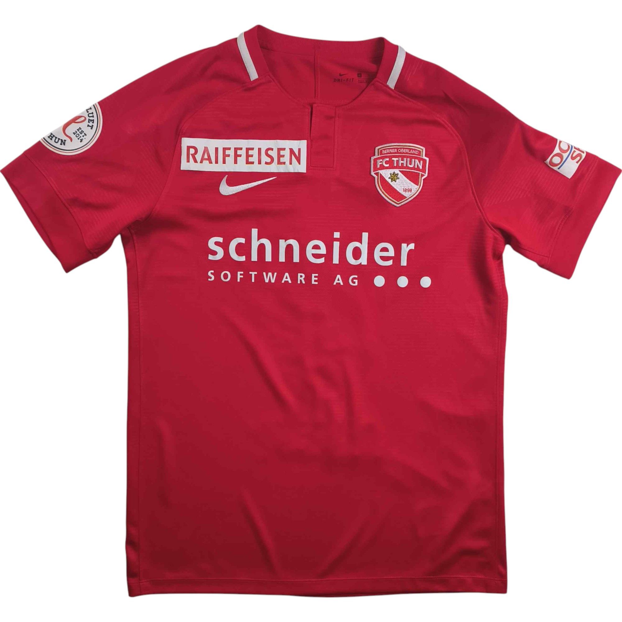 Nike FC Thun 2018-19 Nike home Grégory Karlen football jersey M Size US M / EU 48-50 / 2 - 2 Thumbnail
