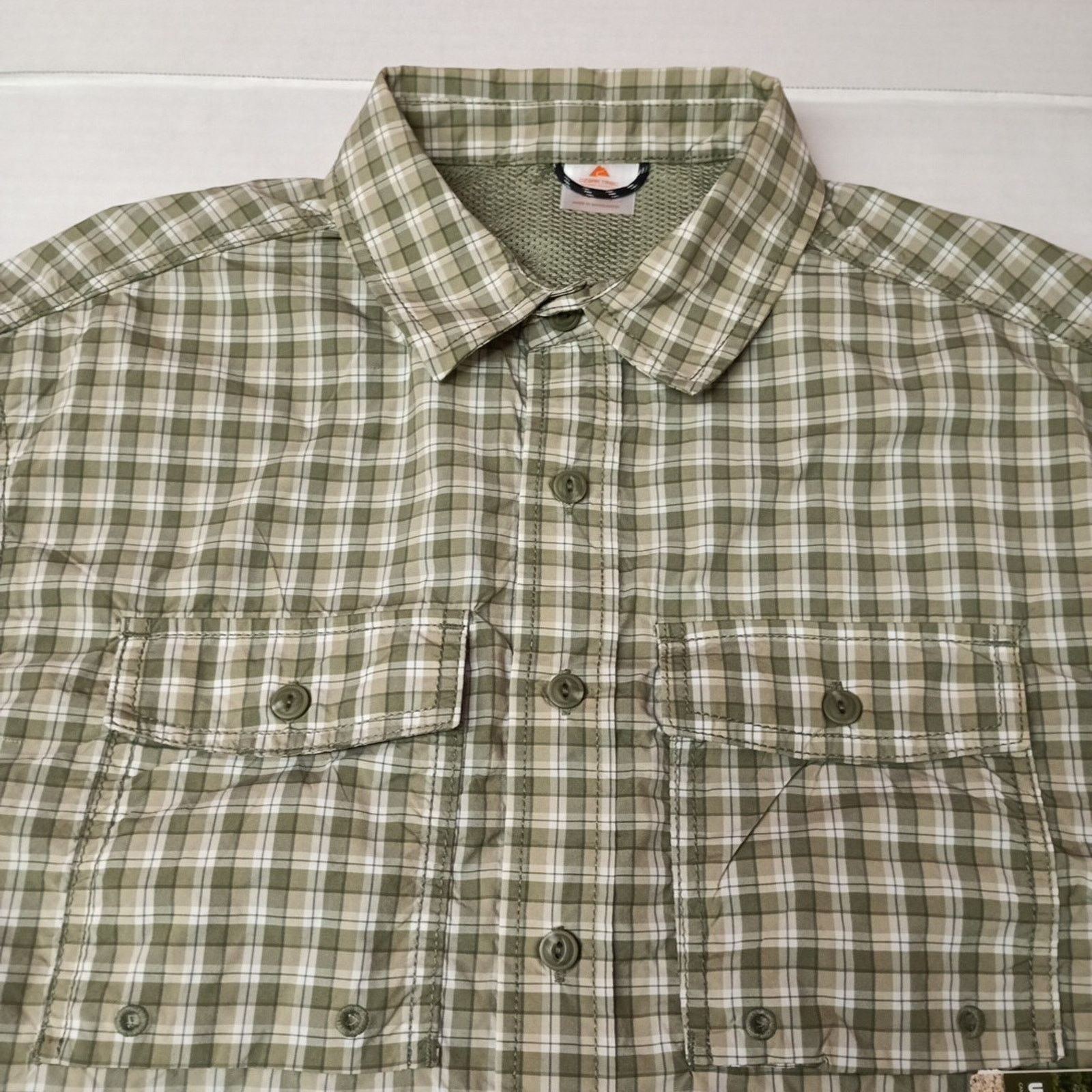 Other Ozark Trail Upstream Shirt Mens S (34-36) Green Plaid Vented Size US S / EU 44-46 / 1 - 3 Thumbnail