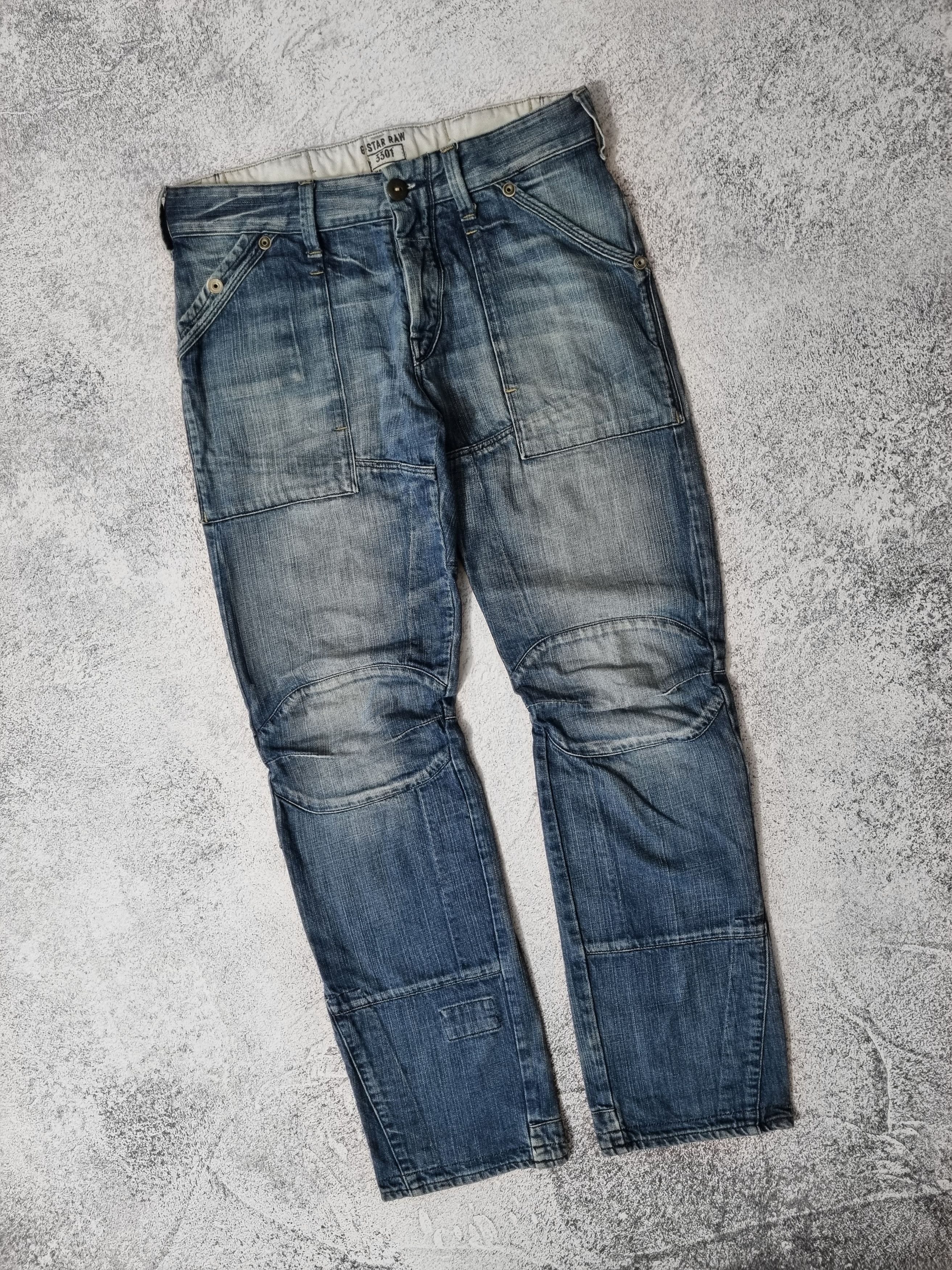 Diesel × G-Star Vintage G-Star Raw Double Knee Jeans Size US 32 / EU 48 - 2 Thumbnail