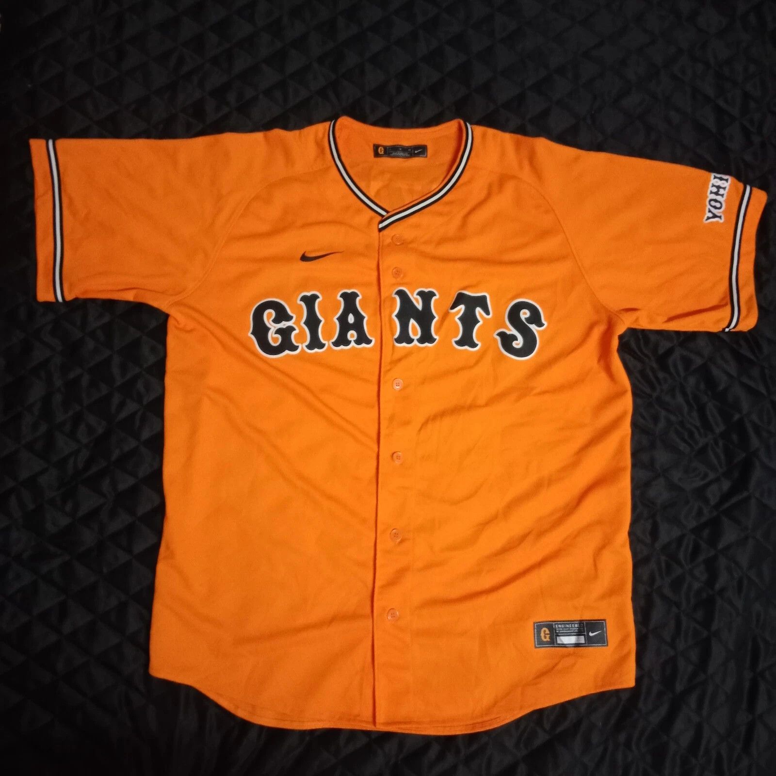Nike Yomiuri Giants Sho Nakata 中田 翔 NPB Japanese Baseball Jersey Size US XL / EU 56 / 4 - 1 Thumbnail
