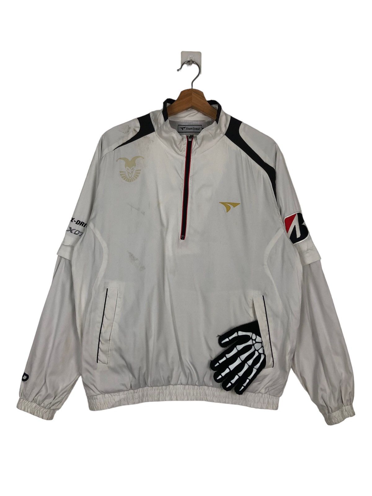 Japanese Brand 🔥90’s VINTGE BOMBER JACKET RACING TOUR STAGE X Size US M / EU 48-50 / 2 - 1 Thumbnail