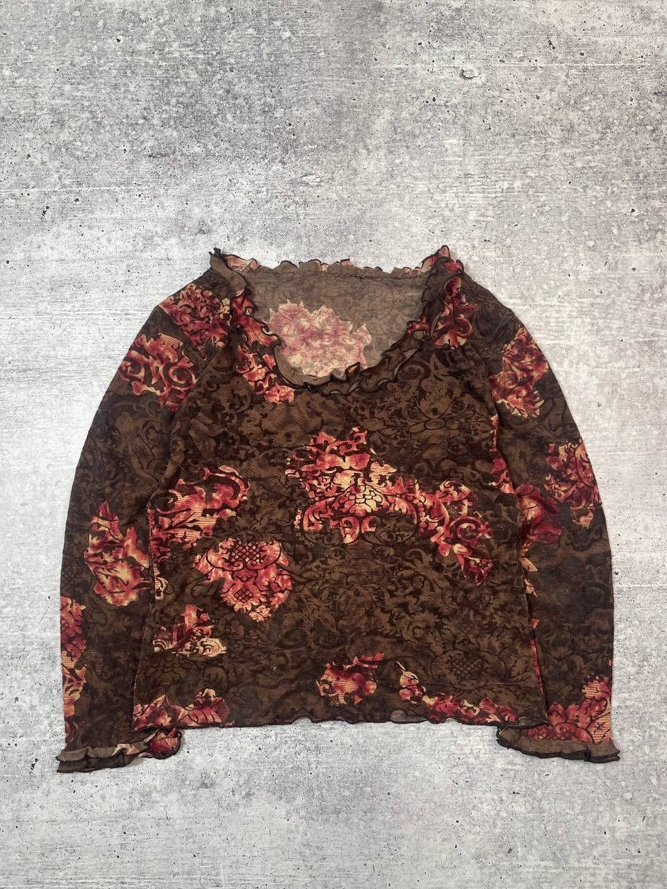 Hysteric Glamour Vintage Save The Queen JPG Style Mesh Top Y2K Size S / US 4 / IT 40 - 1 Thumbnail
