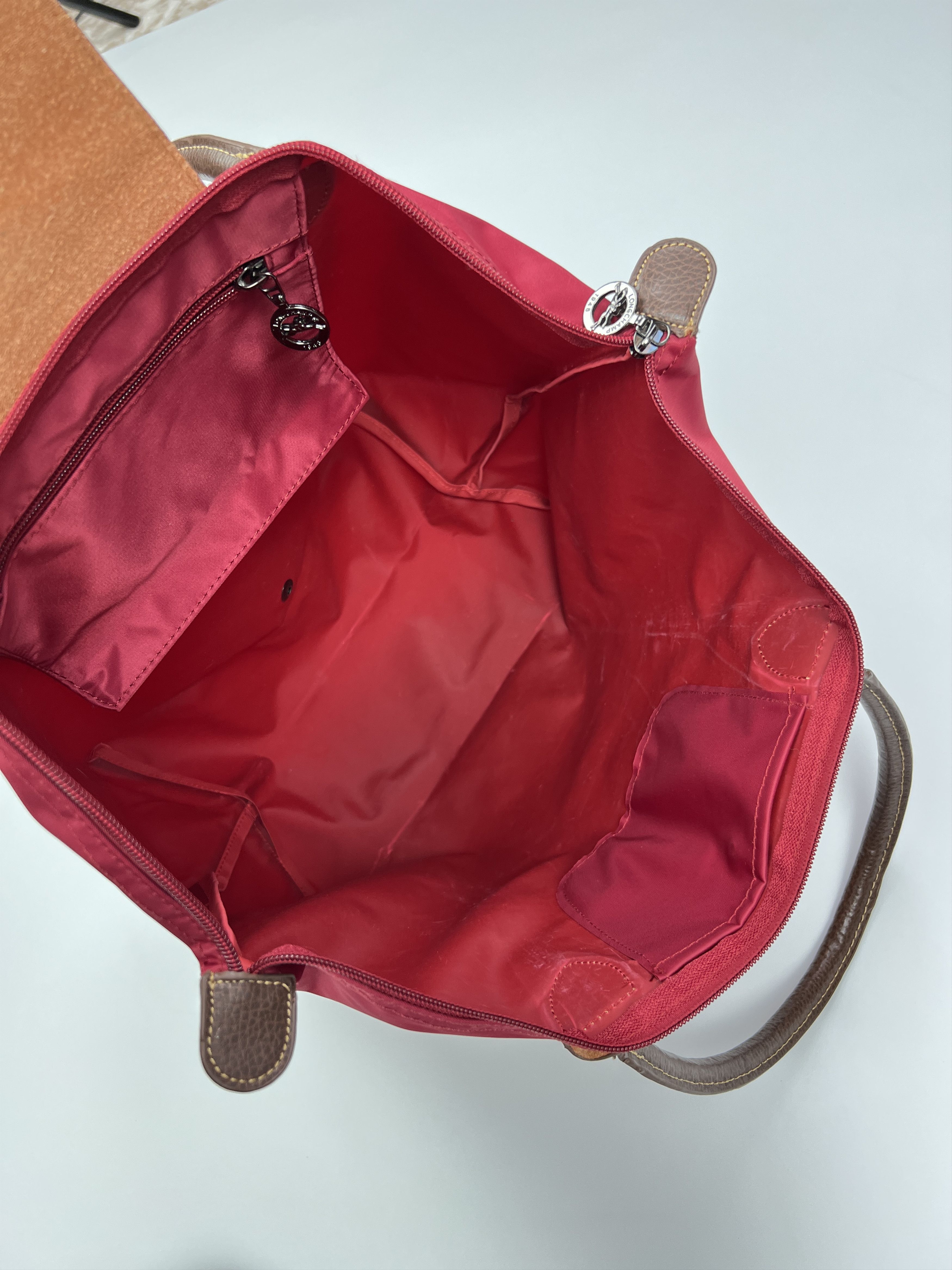 Vintage Longchamp Style Pliage Top Handle Nylon Bag Size ONE SIZE - 9 Thumbnail