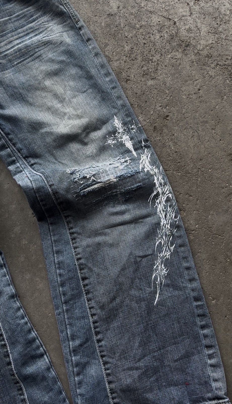 Other Stipple stitch jeans Size US 30 / EU 46 - 3 Thumbnail