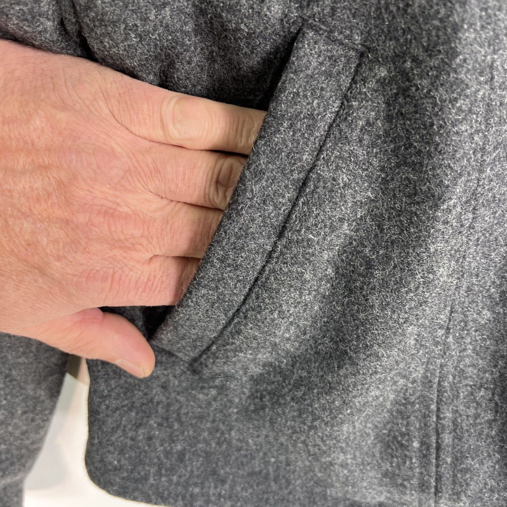 Harley Davidson Harley-Davidson Wool Blend Short Moto Jacket Womens Small Gray Quilt Lining Borderless? Size 28" / US 6 / IT 42 - 5 Thumbnail