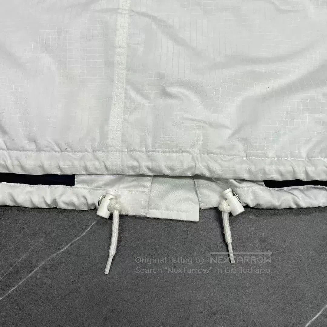 Balenciaga Balenciaga White Embroidered Logo Jacket. Size US L / EU 52-54 / 3 - 6 Thumbnail