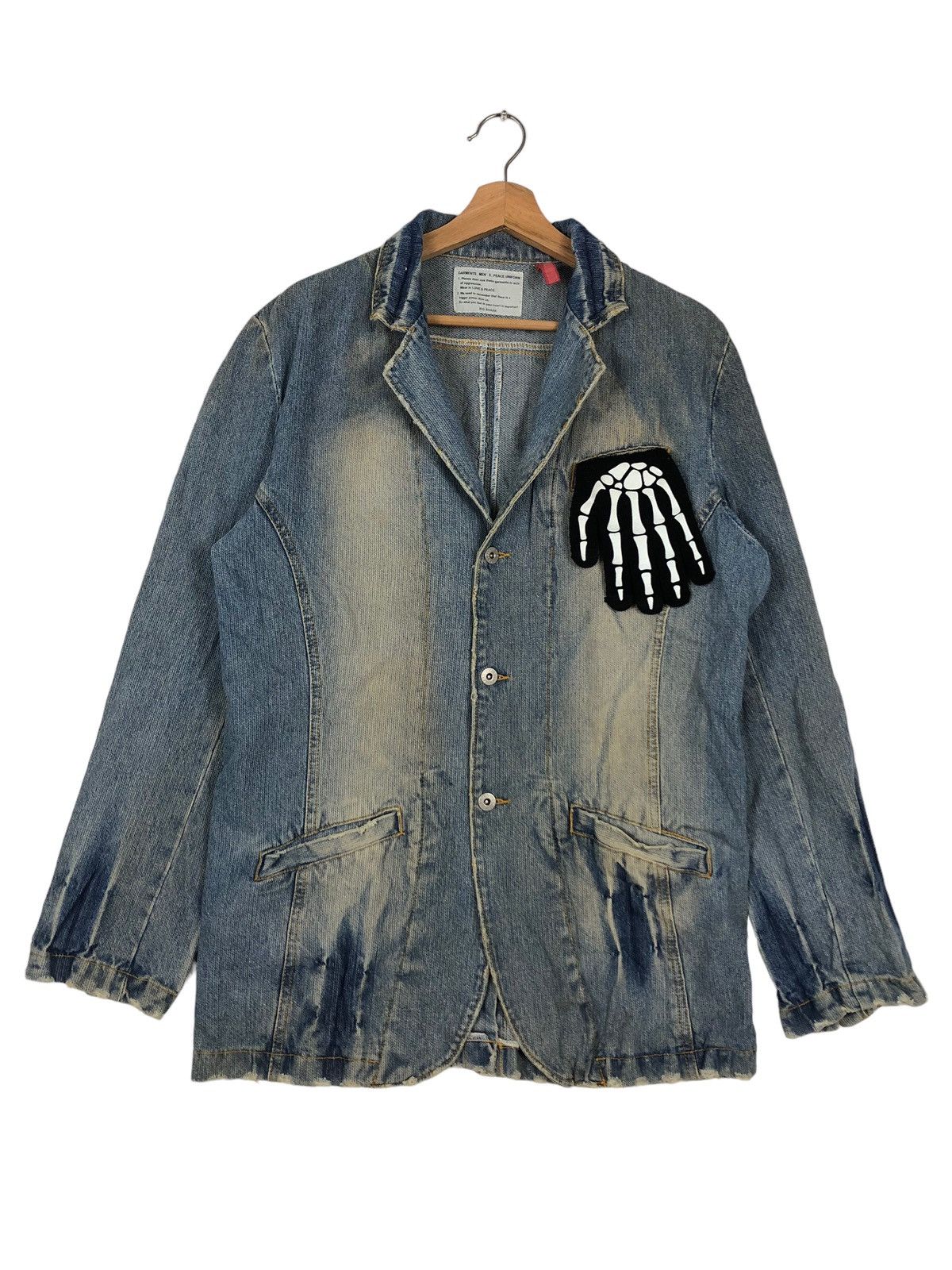 Blue Blue Japan 🔥90’s Hikory Chore Jacket Big Shark Blue Blue Japan Design Size US M / EU 48-50 / 2 - 1 Thumbnail
