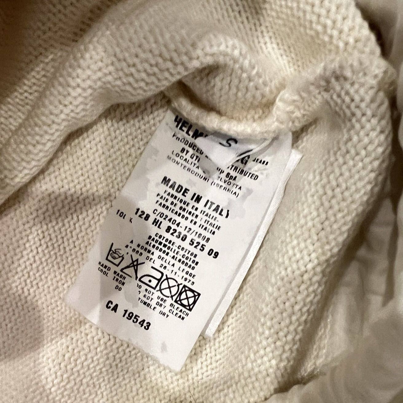 Helmut Lang 1998 Sleeveless Military Parka Sweater with Layered Hem Size US S / EU 44-46 / 1 - 3 Thumbnail
