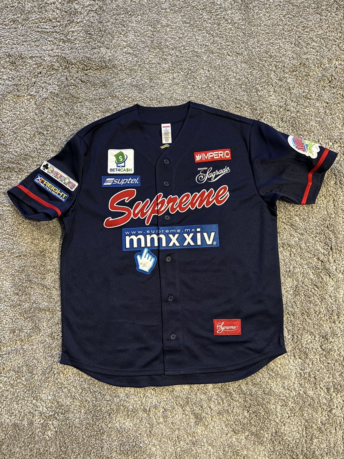 Supreme Supreme Chosen one baseball jersey SS24 | Grailed