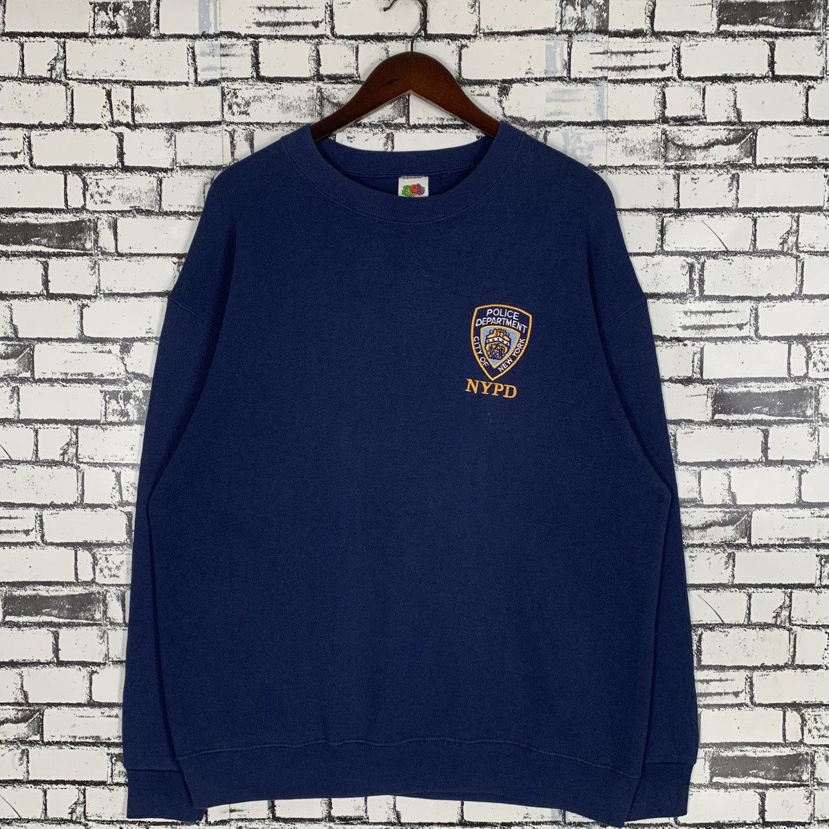 Designer × Vintage Vintage NYPD Police Department City Of New York Sweatshirt Size US L / EU 52-54 / 3 - 1 Thumbnail