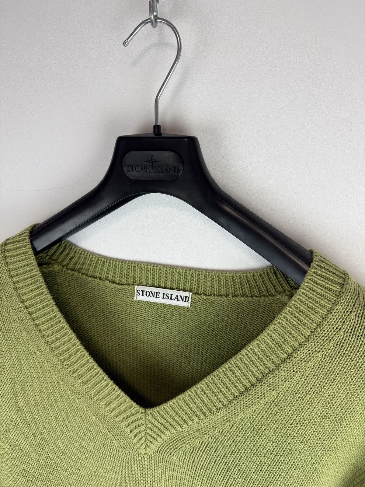 Stone Island Green Stone Island Vintage sweater with green edge badge Size US L / EU 52-54 / 3 - 4 Thumbnail