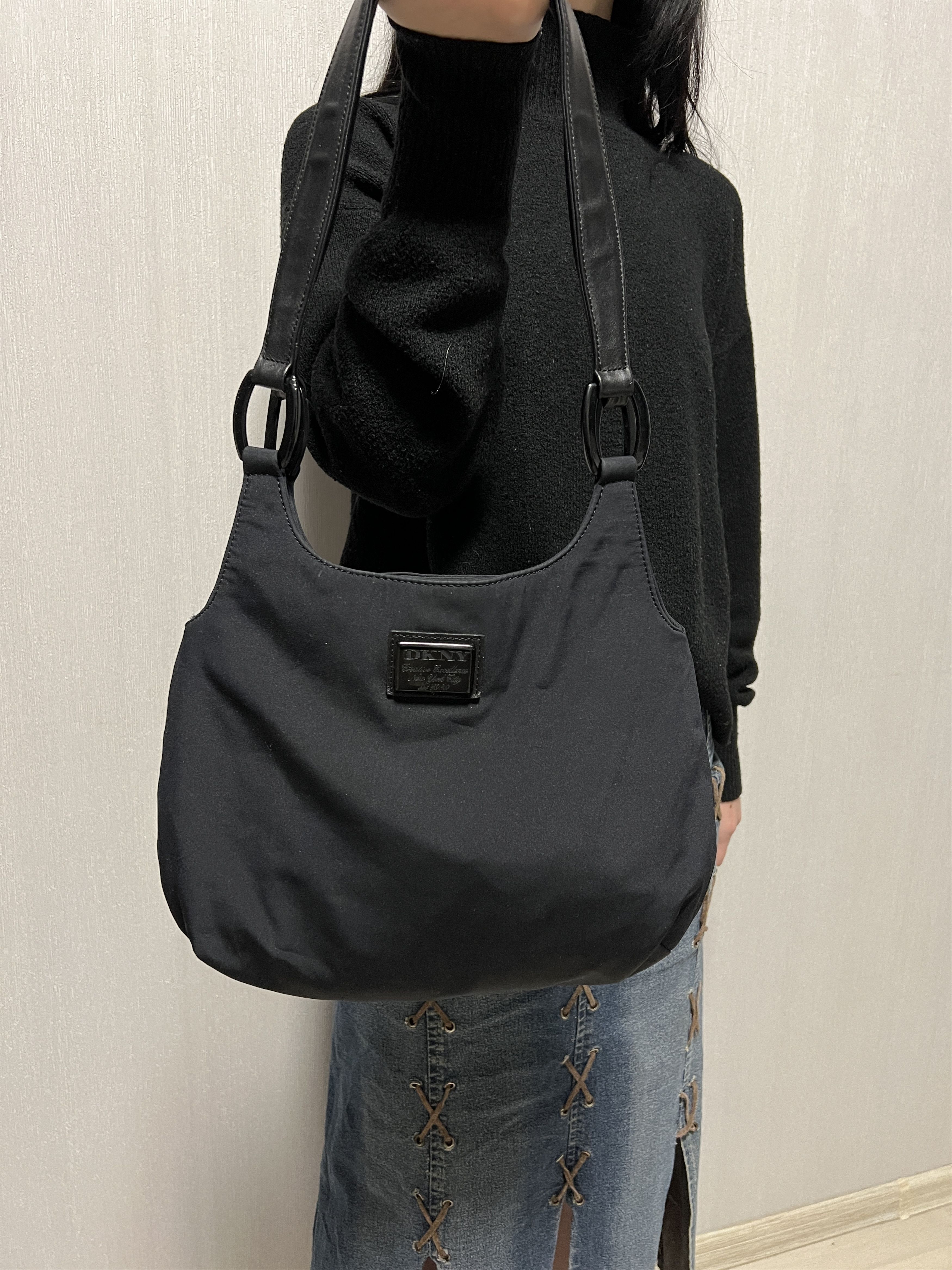 DKNY × Vintage DKNY Y2K Nylon shoulder bag Size ONE SIZE - 3 Thumbnail