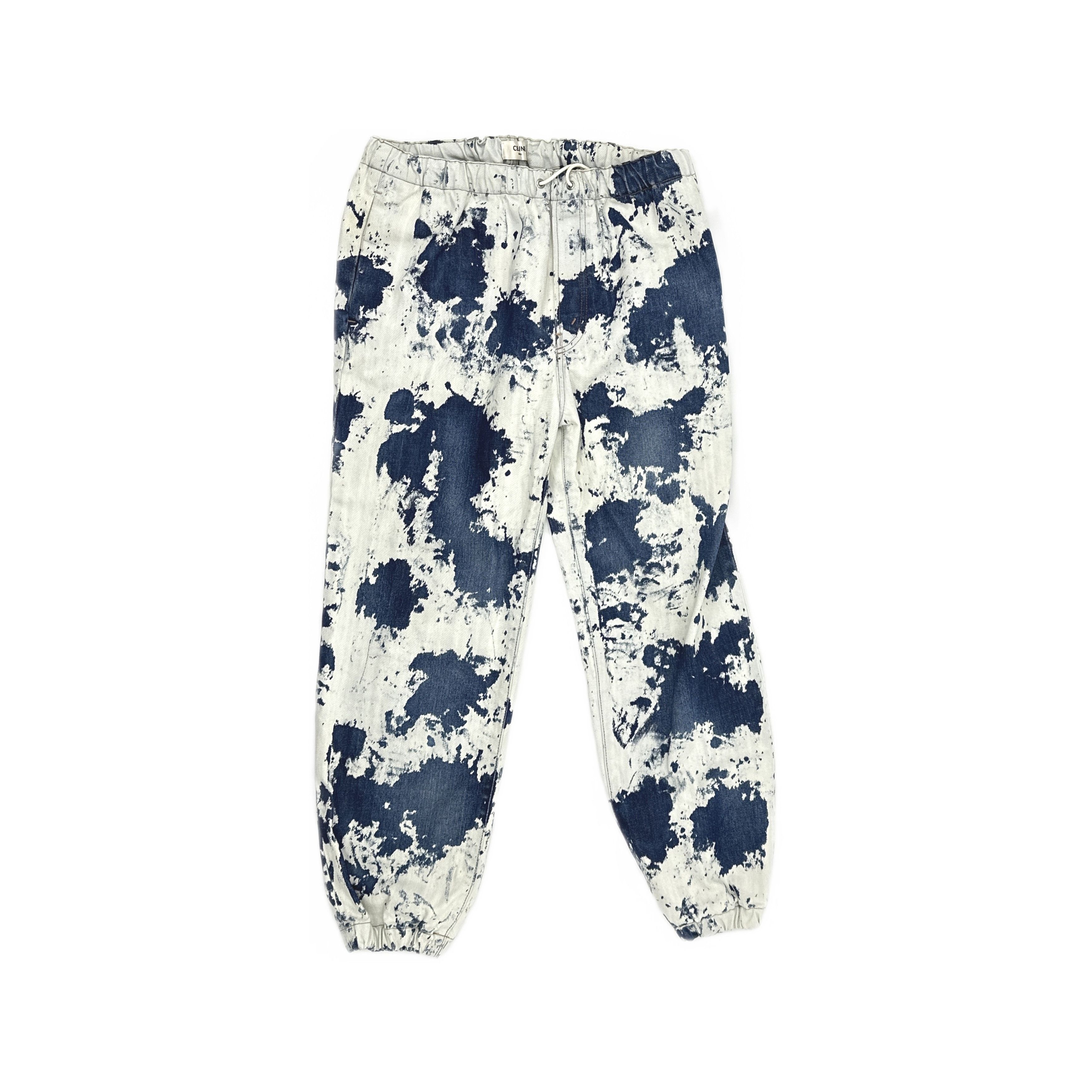 Celine CELINE Bleach Wash Denim Jogger Pants Size 30 Size US 30 / EU 46 - 1 Thumbnail