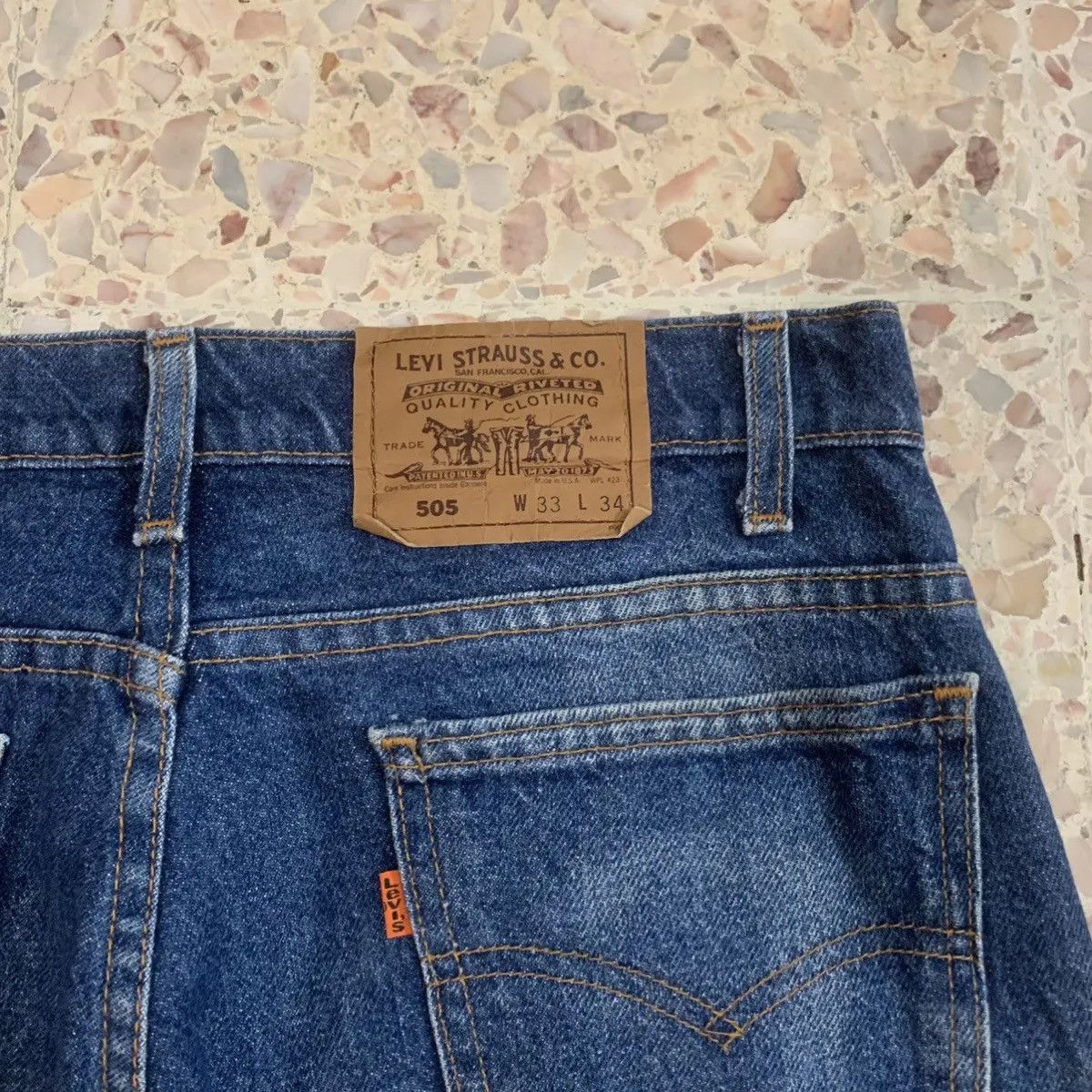 Levi's 1990’s Vintage Levi’s 505 Jeans Orange Tab Levis Denim Pants Size US 32 / EU 48 - 10 Thumbnail